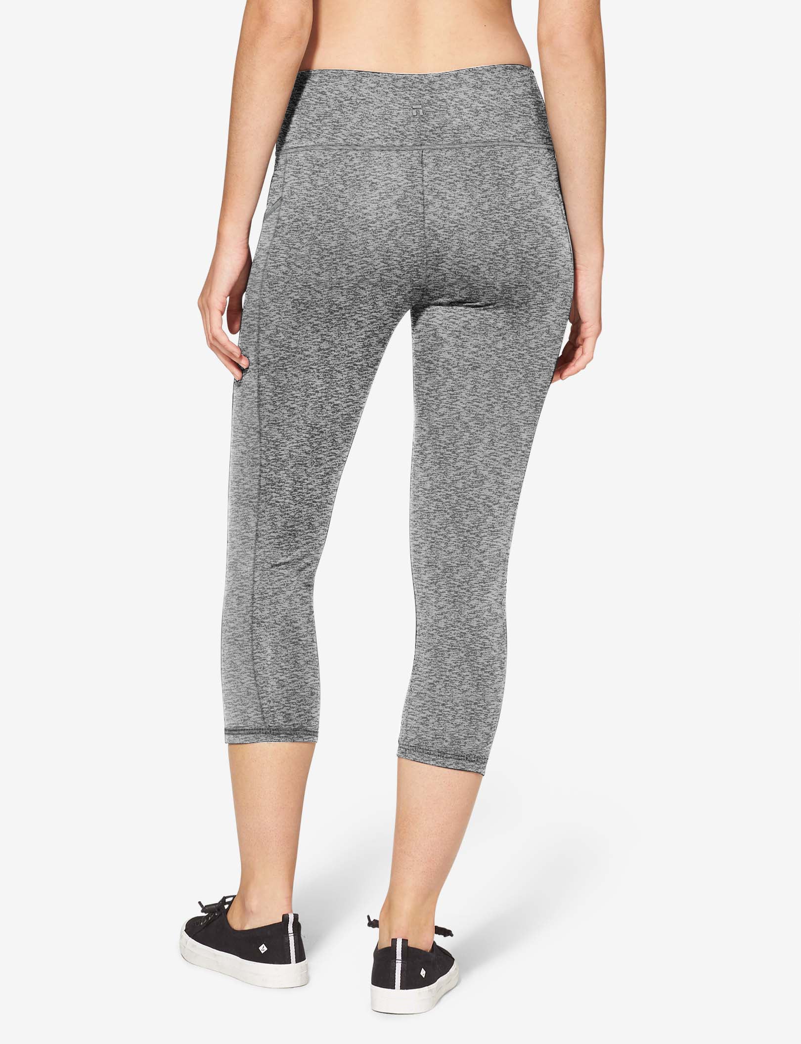 Women's Go Anywhere® 3/4 Pocket Legging::Black Marl