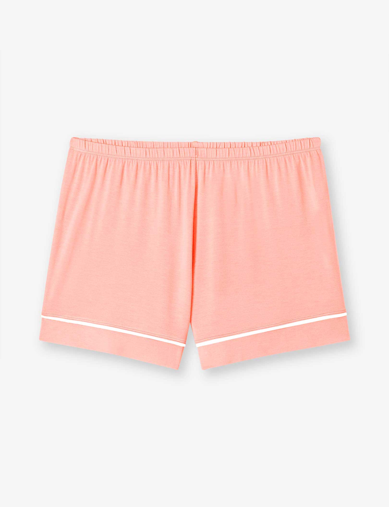 Women's Pajama Short::Apricot Blush