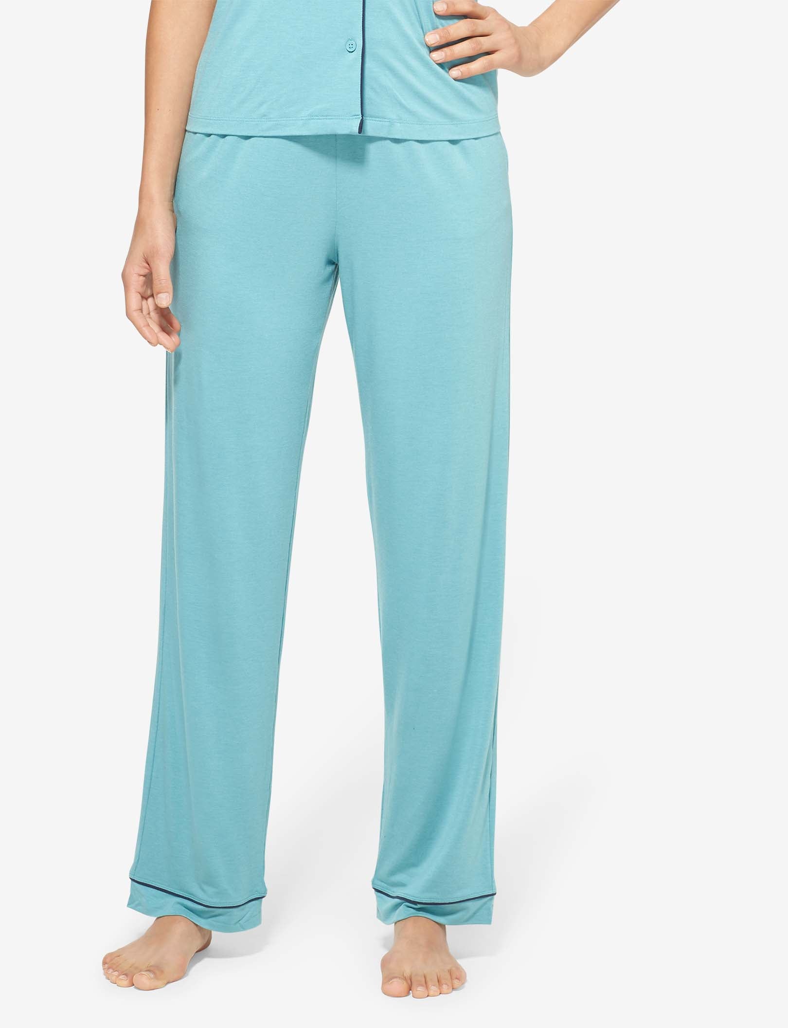 Women's Pajama Pant::Aqua Heather