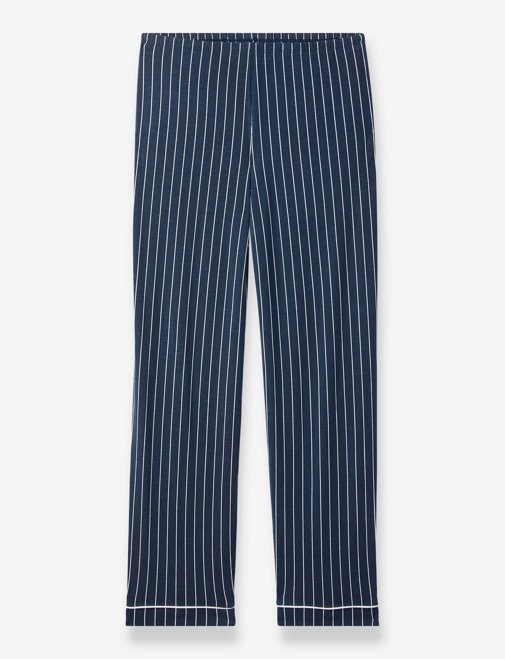 Women's Pajama Pant::Navy Blazer Pinstripe