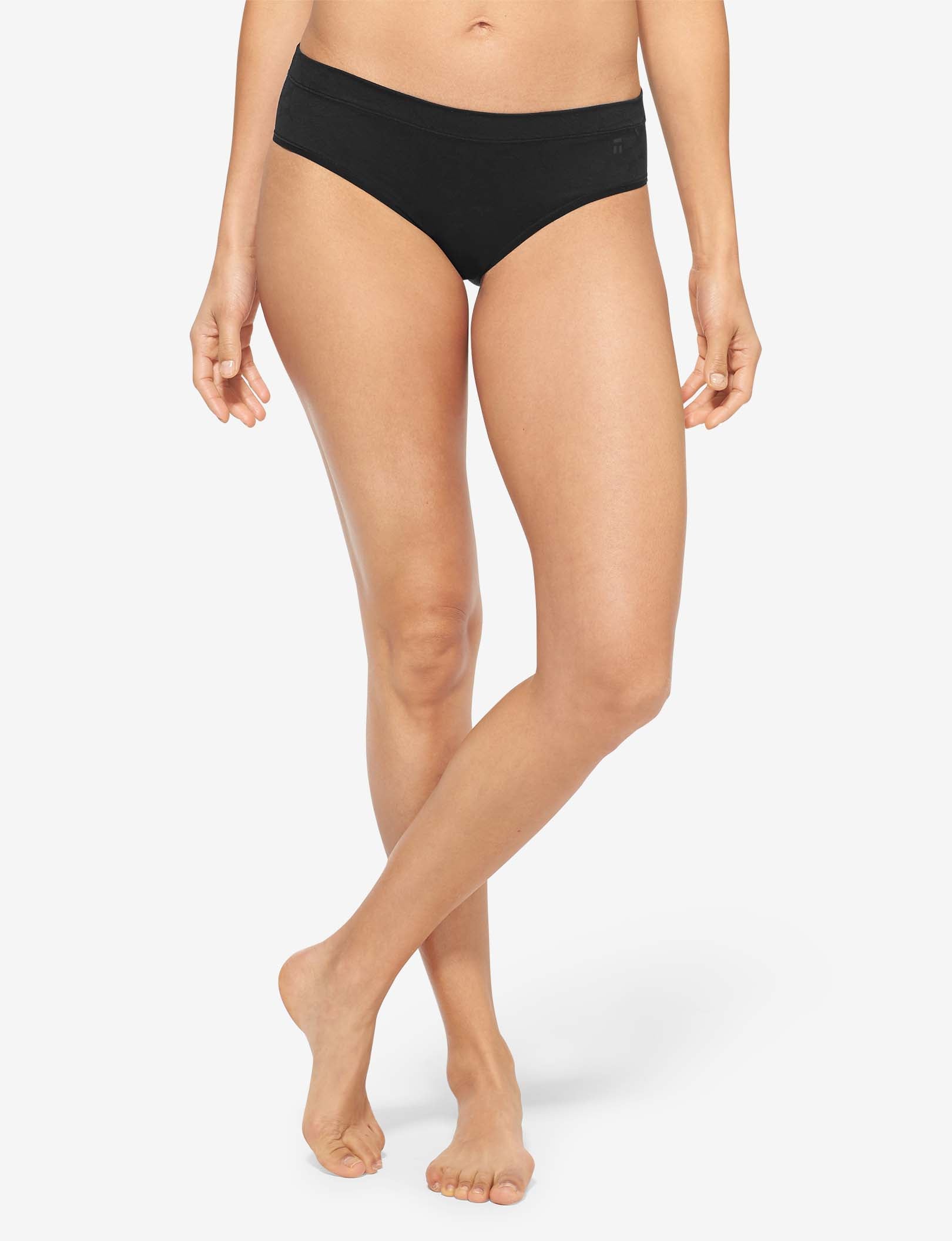 Women’s Second Skin Comfort Lace Brief::Black Lace