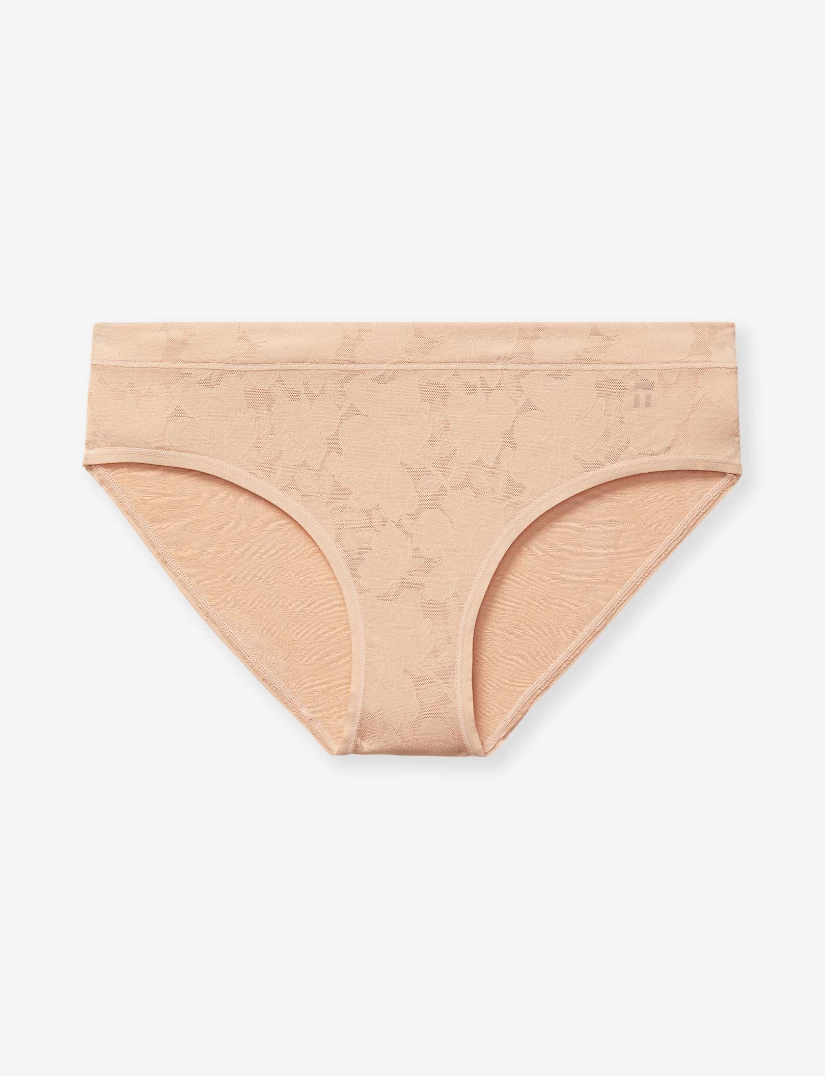 Women’s Second Skin Comfort Lace Brief::Maple Sugar Lace