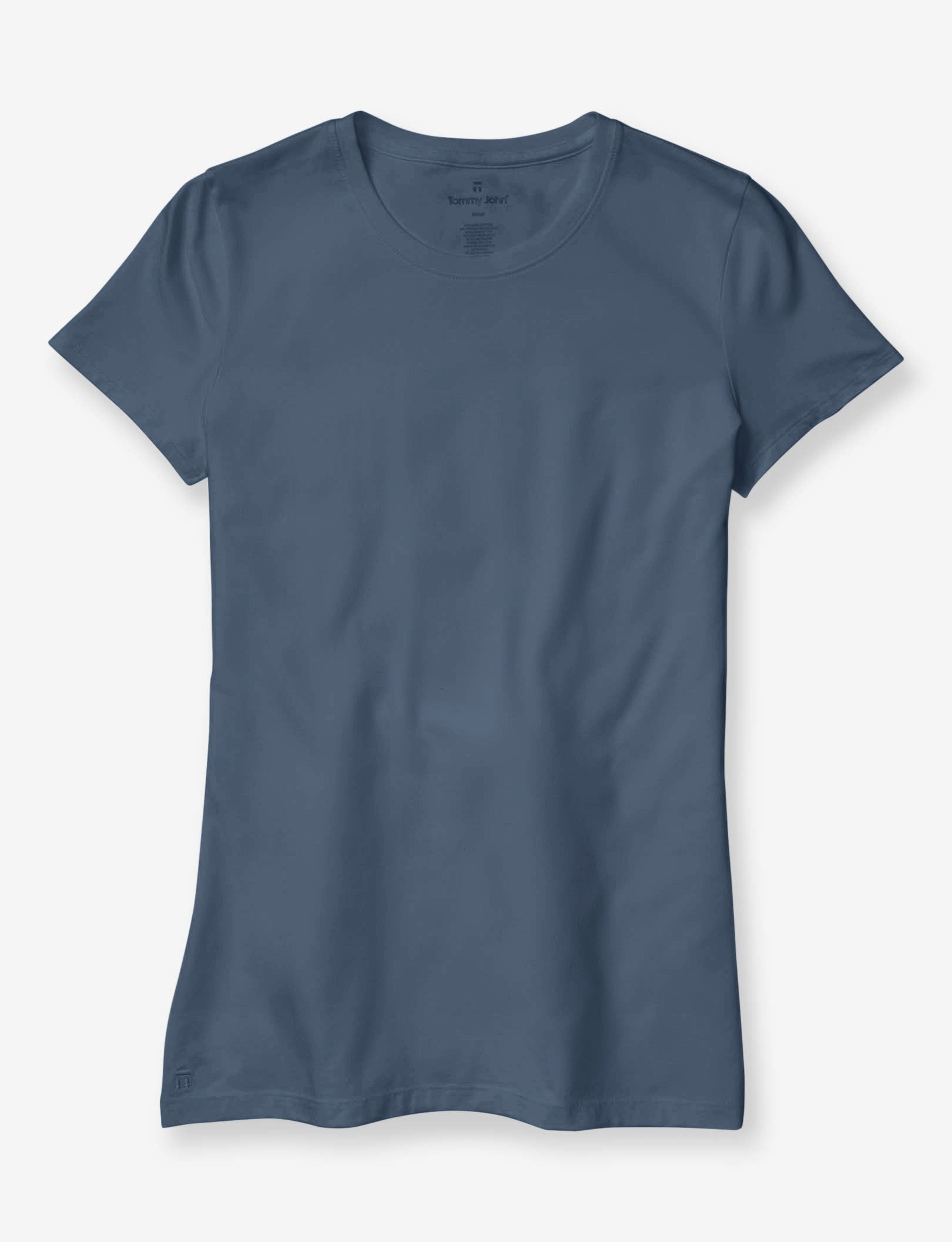 Women's Second Skin Crew Neck Tee::Bering Sea