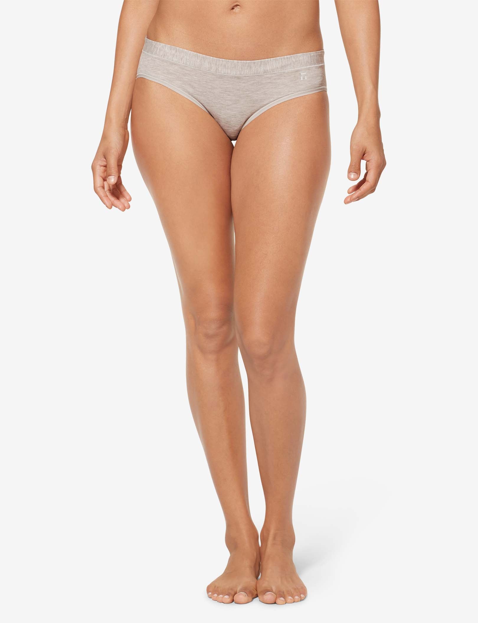 Women's Second Skin Brief::Dove Heather