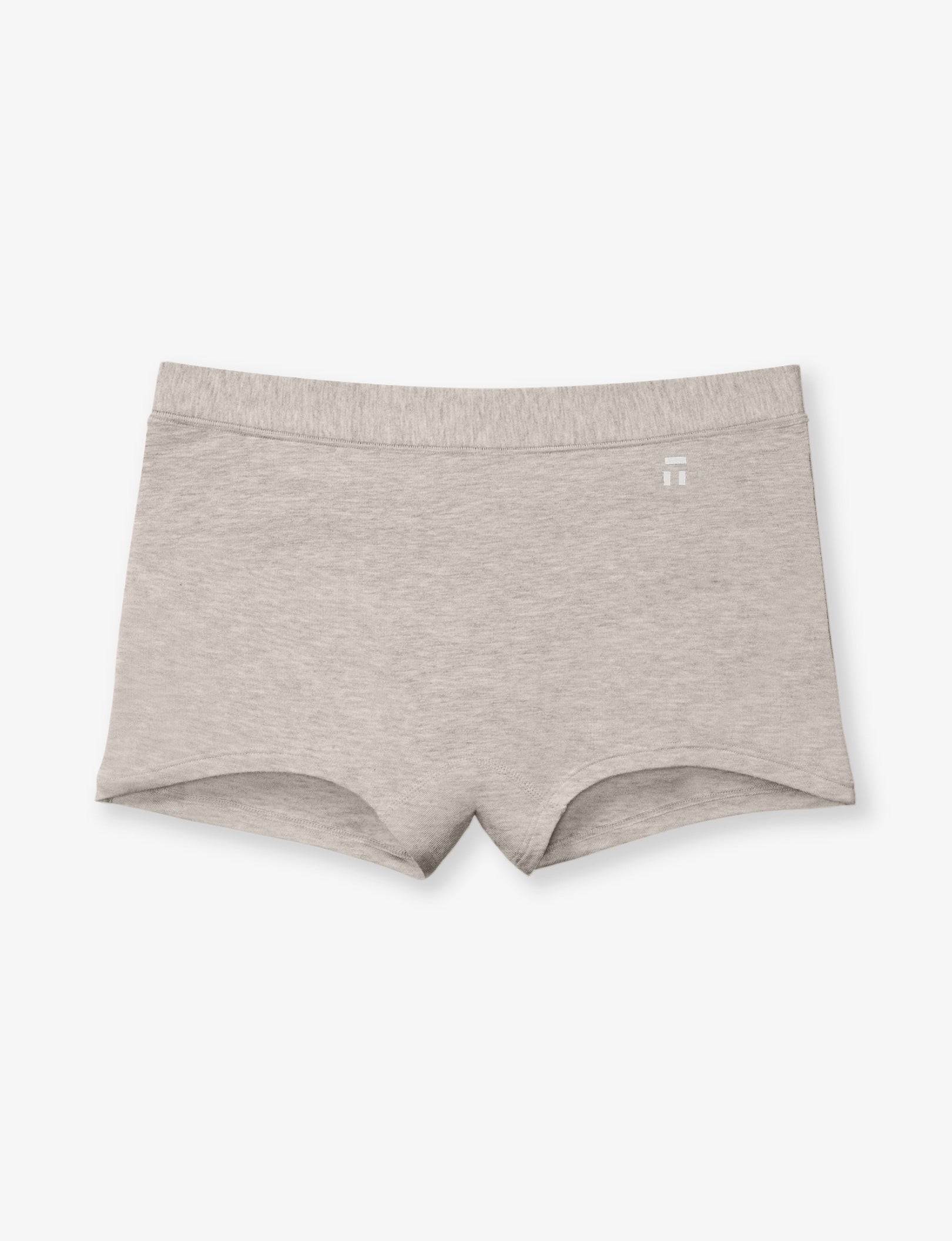 Women's Second Skin Boyshort::Dove Heather