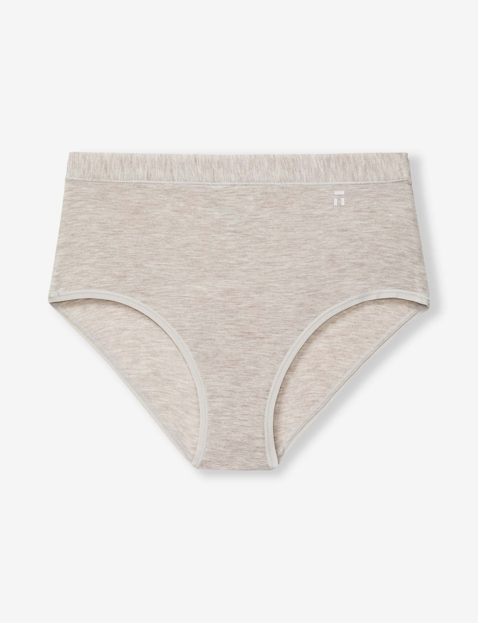 Women's Second Skin High Rise Brief::Dove Heather