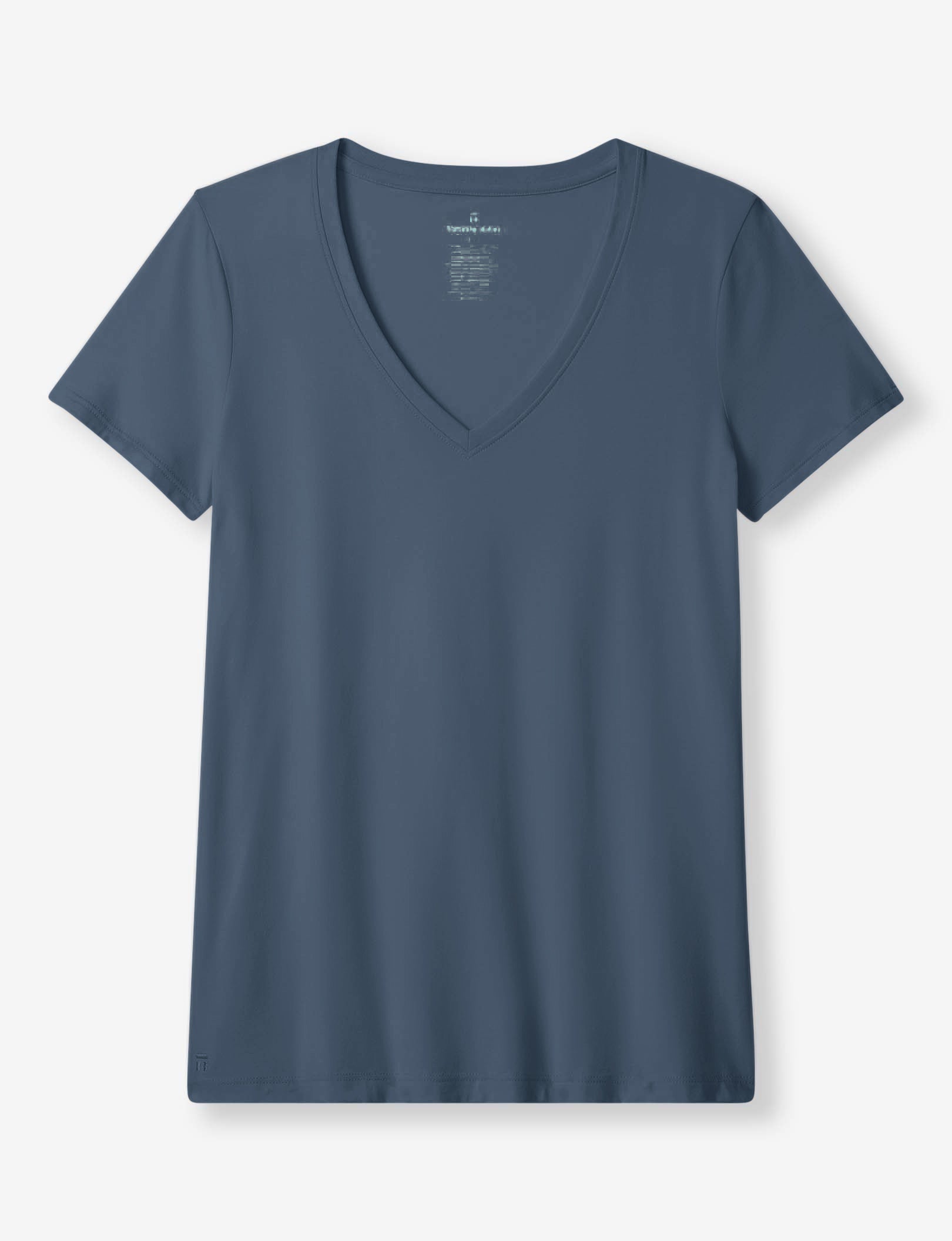 Women's Second Skin V-Neck Tee::Bering Sea