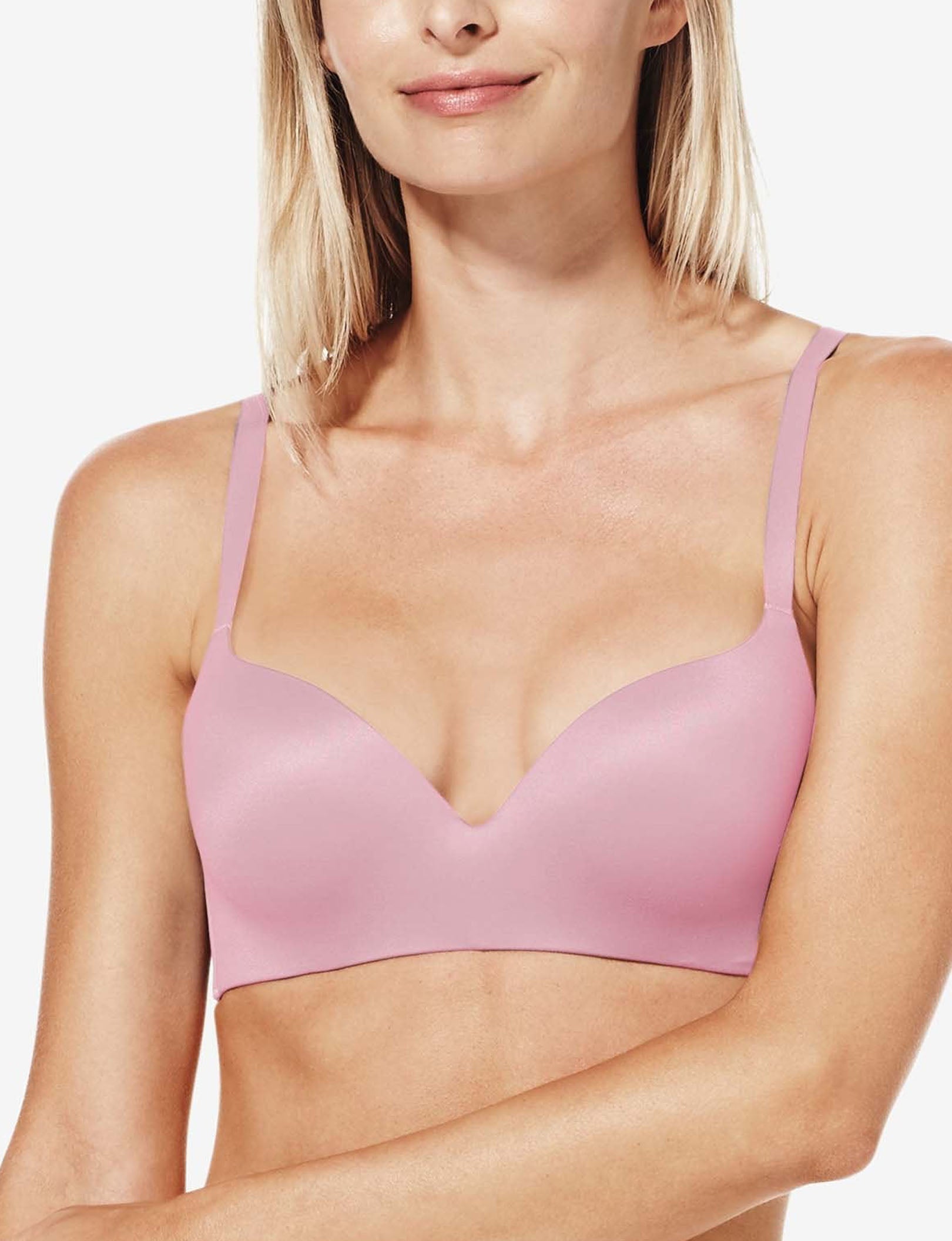 Second Skin Lightly Lined Demi Bra::Mauve Shadows