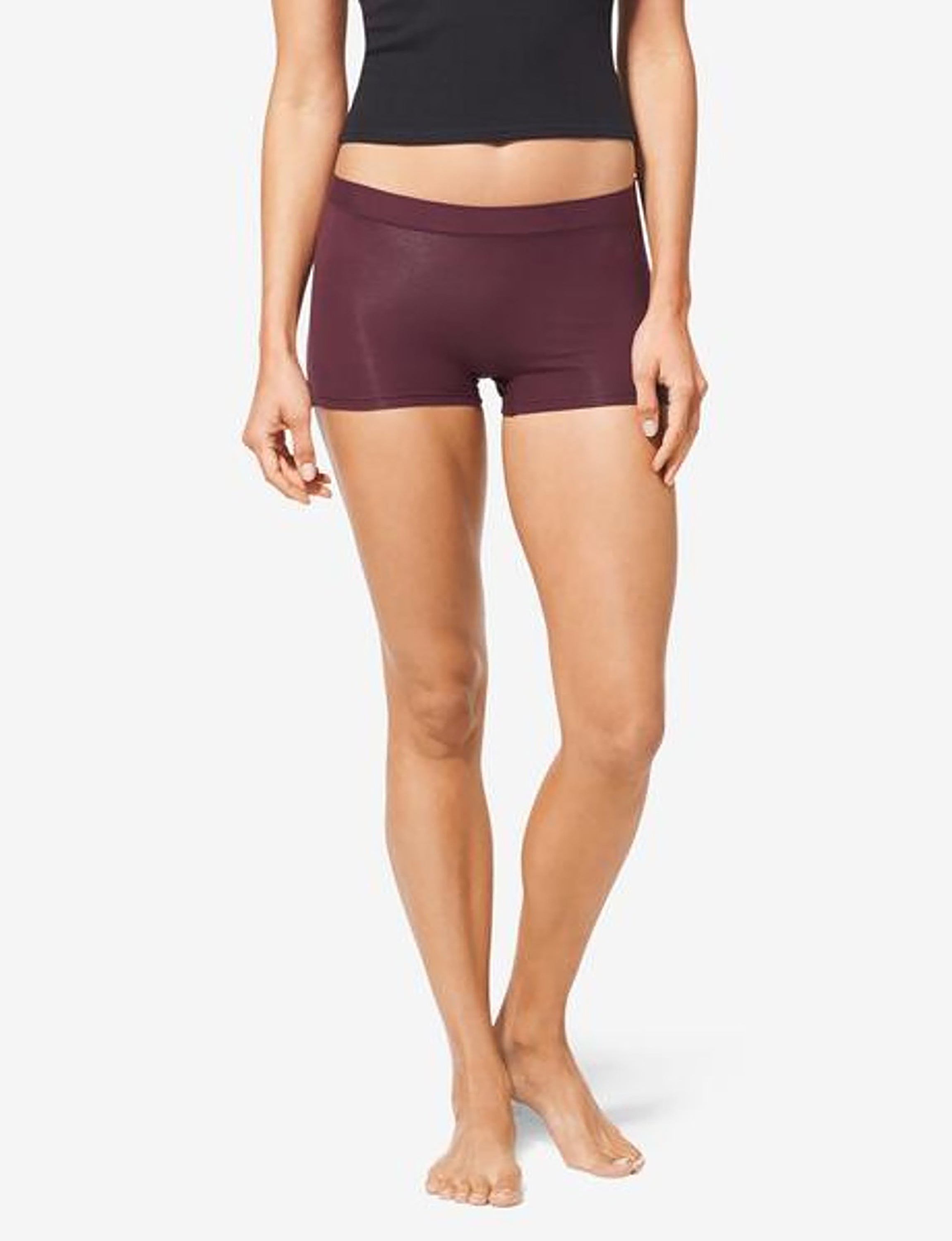 Women's Second Skin Boyshort::Winetasting
