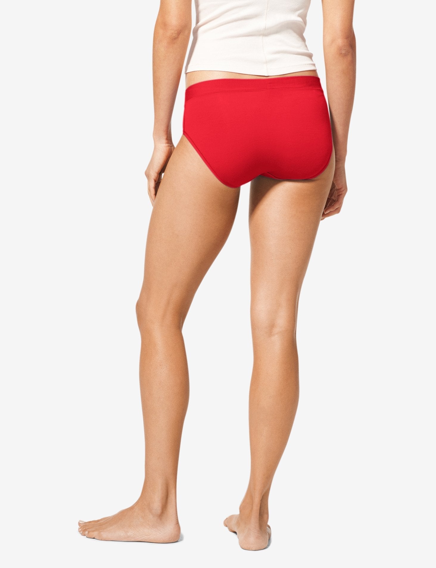 Women's Second Skin Brief::Haute Red