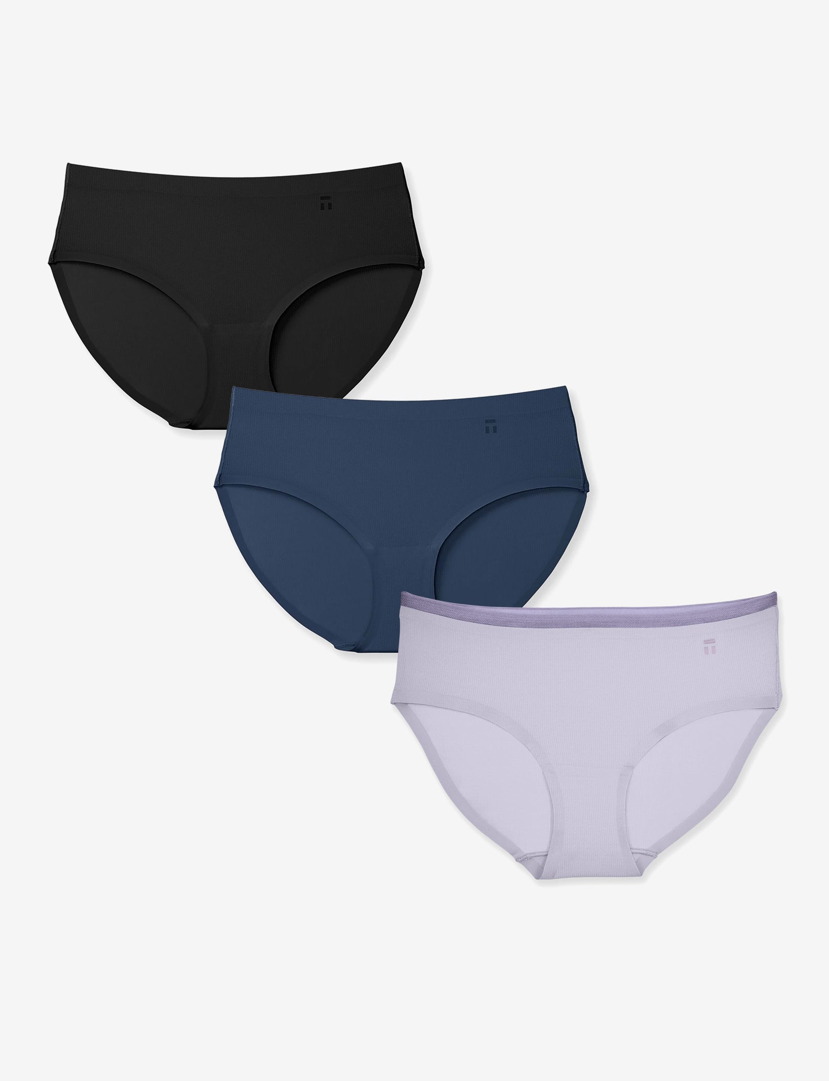 Women's Air Mesh Brief (3-Pack)::Grey/Rabbit/Black