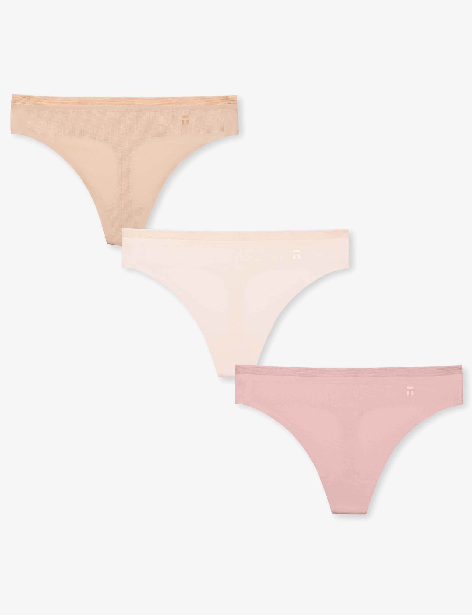 Women's Air Thong (3-Pack)::Rugby Tan/Peach