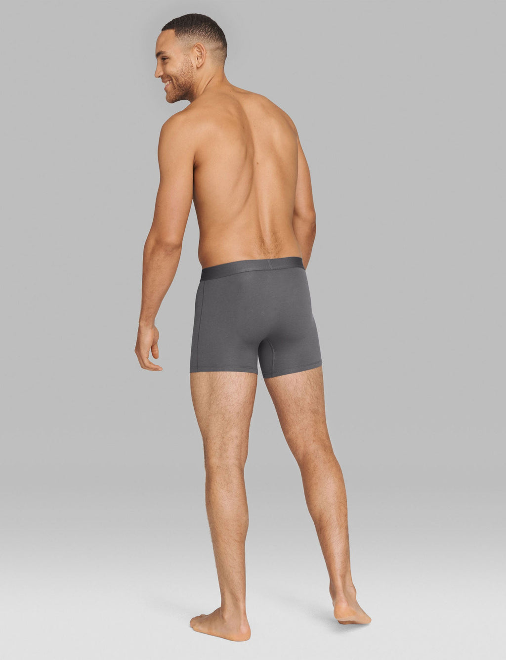 Cool Cotton Trunk 3 Pack::Navy/Iron Grey/Black