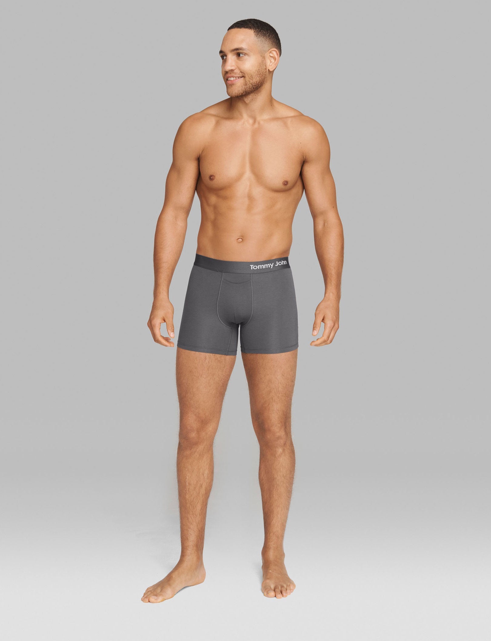 Cool Cotton Trunk 4"::Iron Grey