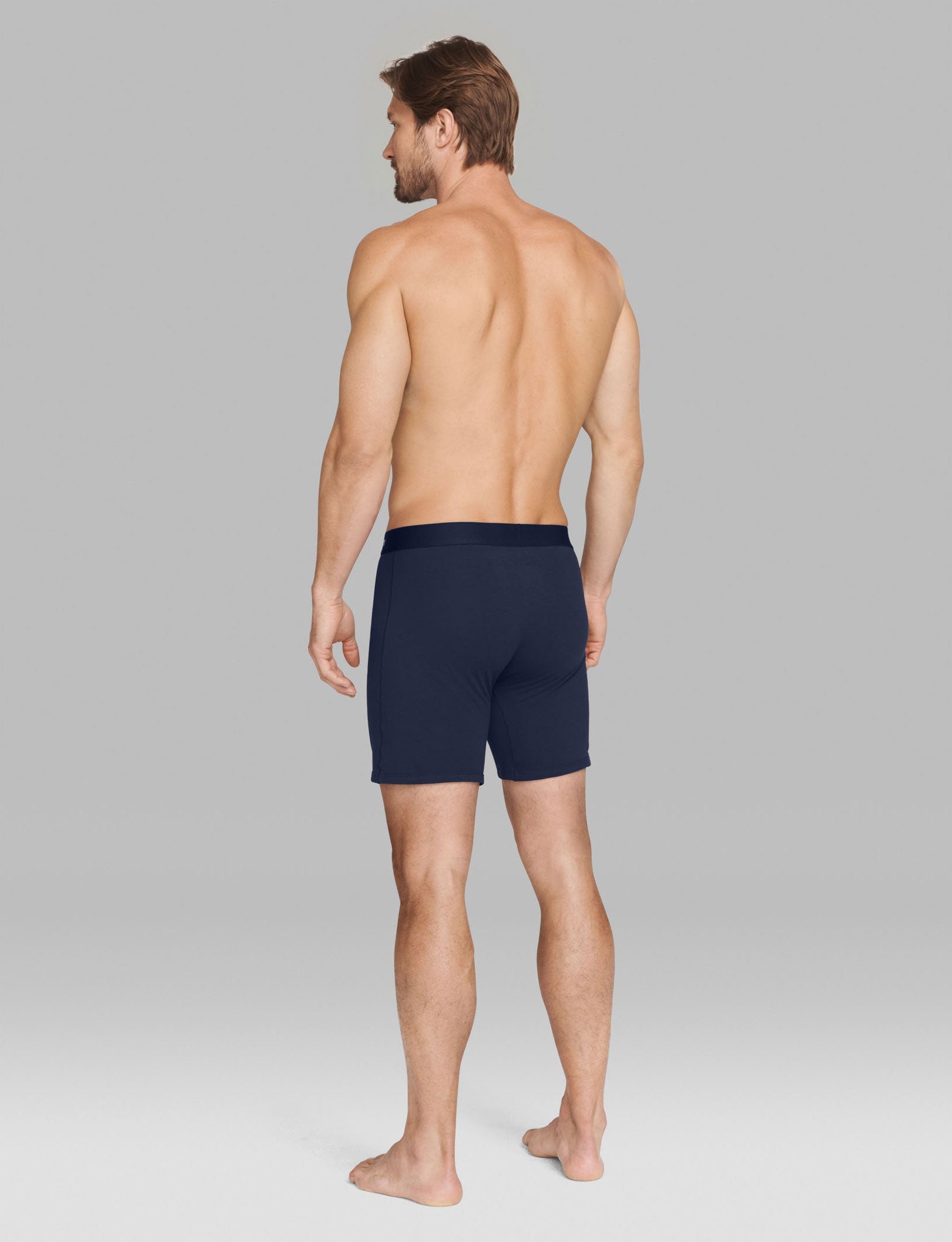 Cool Cotton Relaxed Fit Boxer 6"::Navy