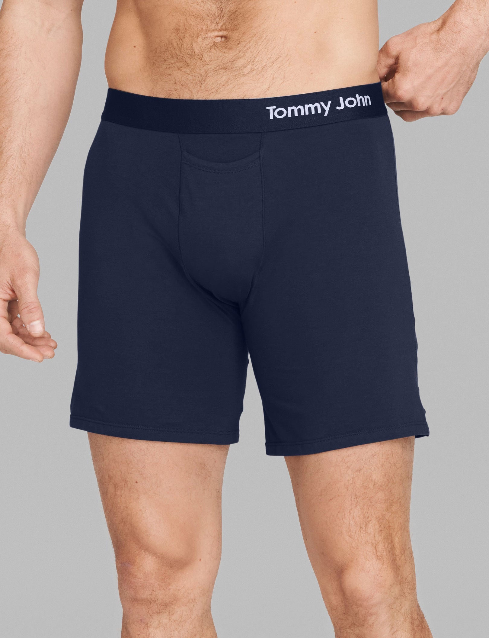 Cool Cotton Relaxed Fit Boxer 6" (3-Pack)::Navy/Iron Grey/Black