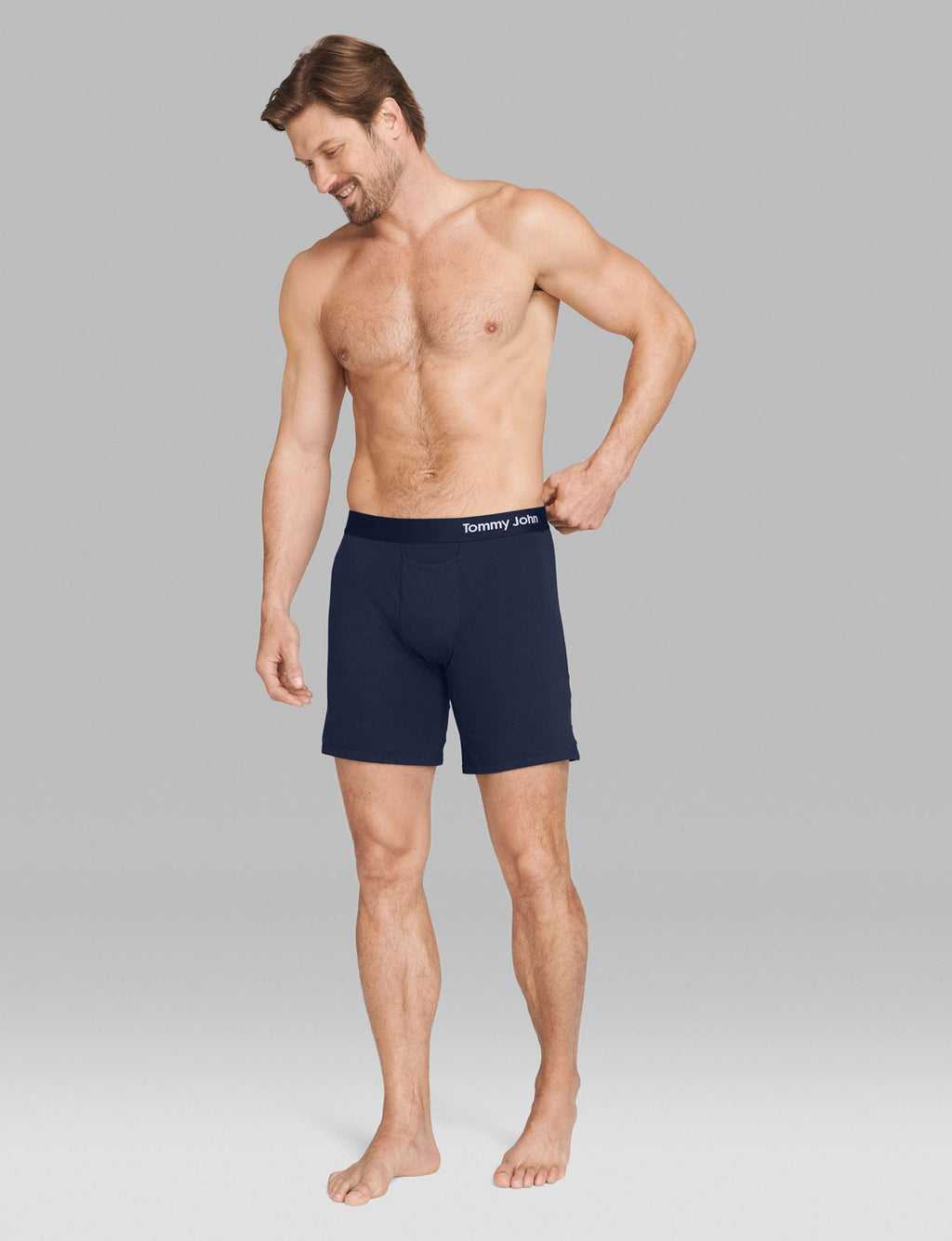 Cool Cotton Relaxed Fit Boxer 6"::Navy