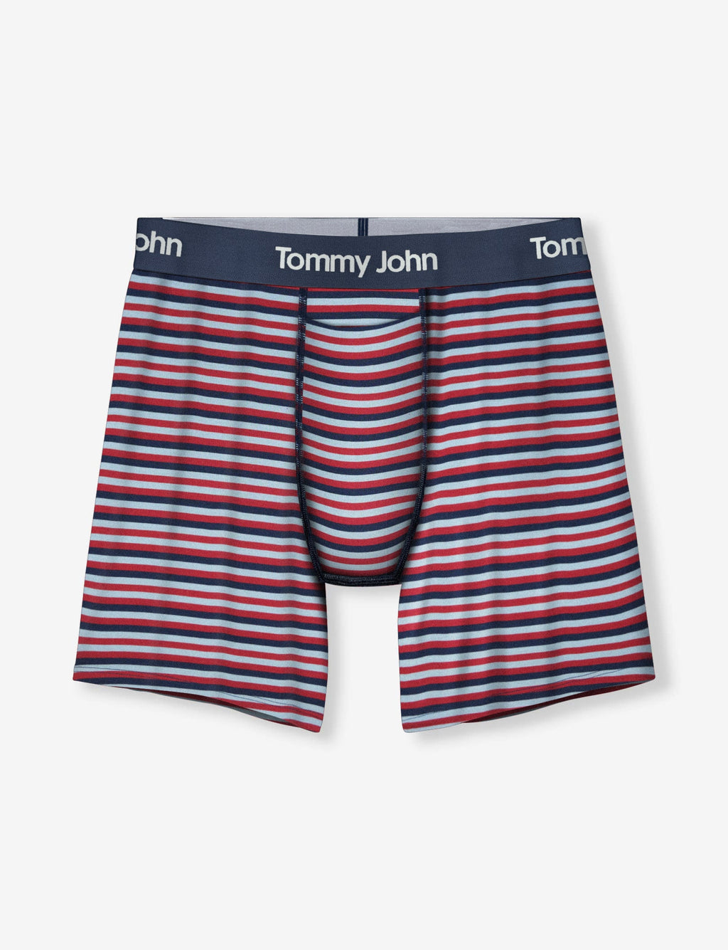Second Skin Relaxed Fit Boxer 6"::Cashmere Blue Globe Stripe