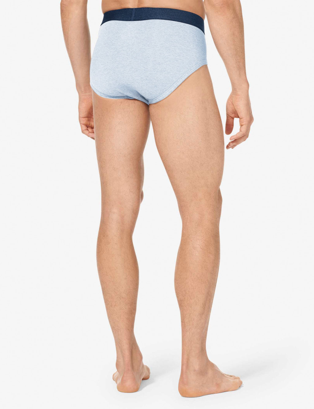 Cool Cotton Brief::Light Blue Heather