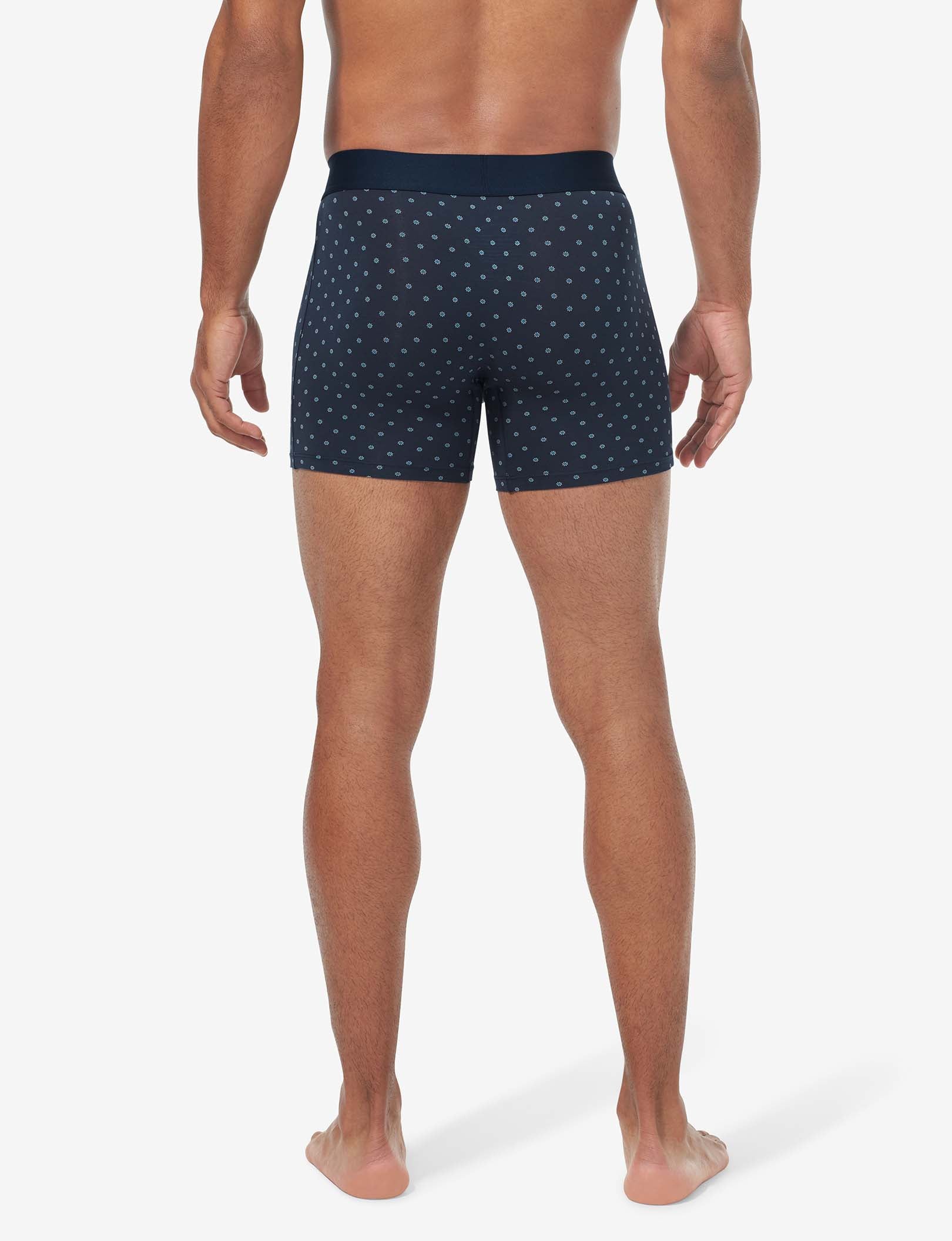 Cool Cotton Trunk 4"::Dress Blues Sky Bud