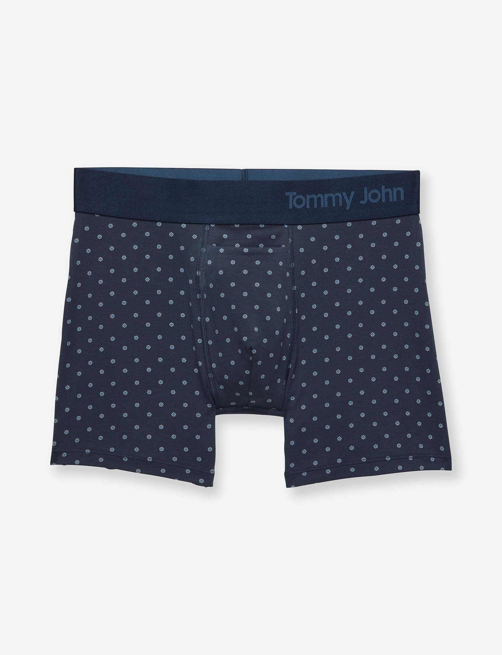 Cool Cotton Trunk 4"::Dress Blues Sky Bud