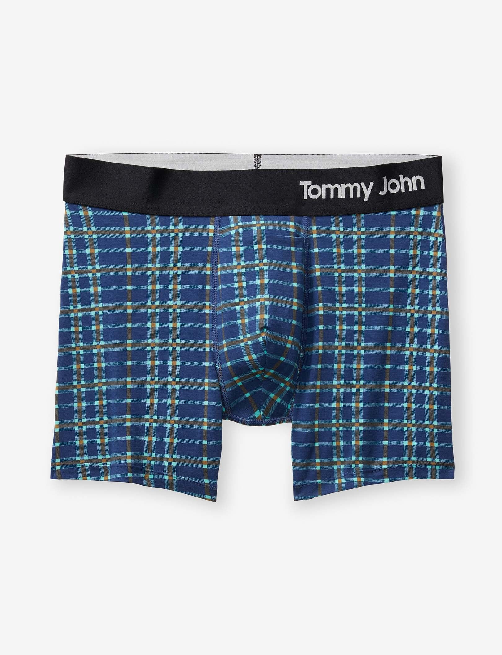 Cool Cotton Trunk 4"::Estate Blue Garden Plaid