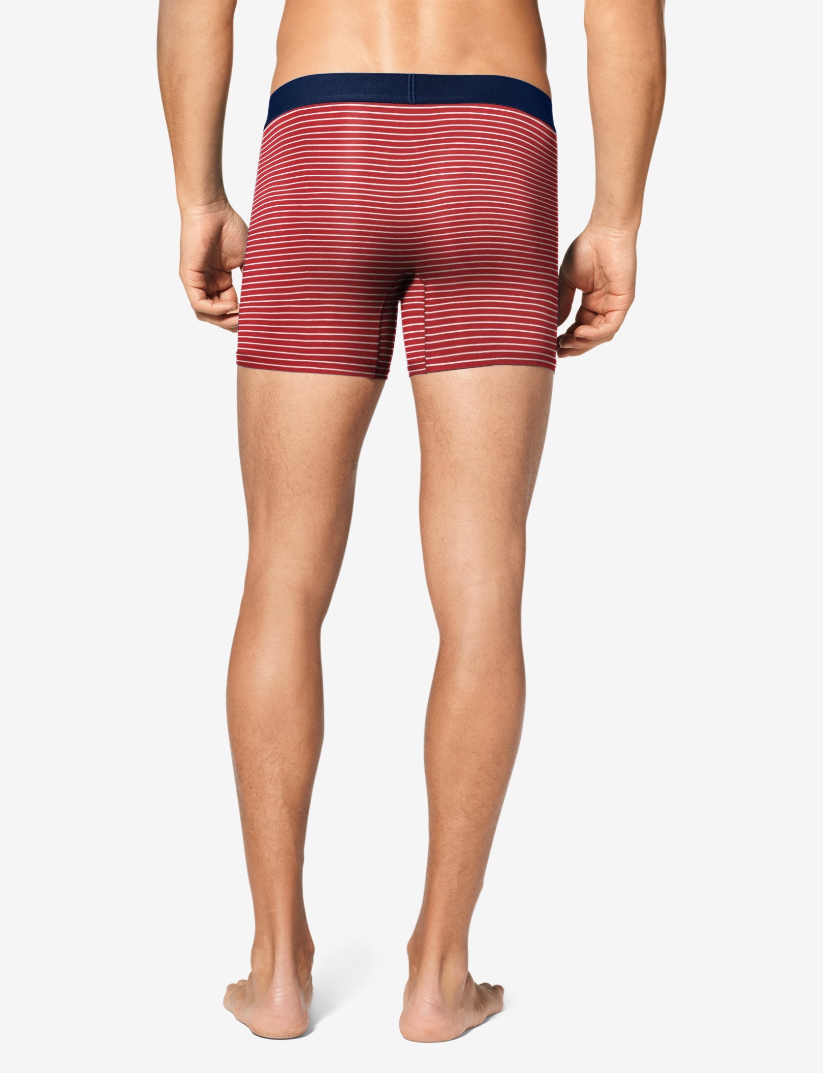 Cool Cotton Trunk 4"::Emboldened Barber Stripe