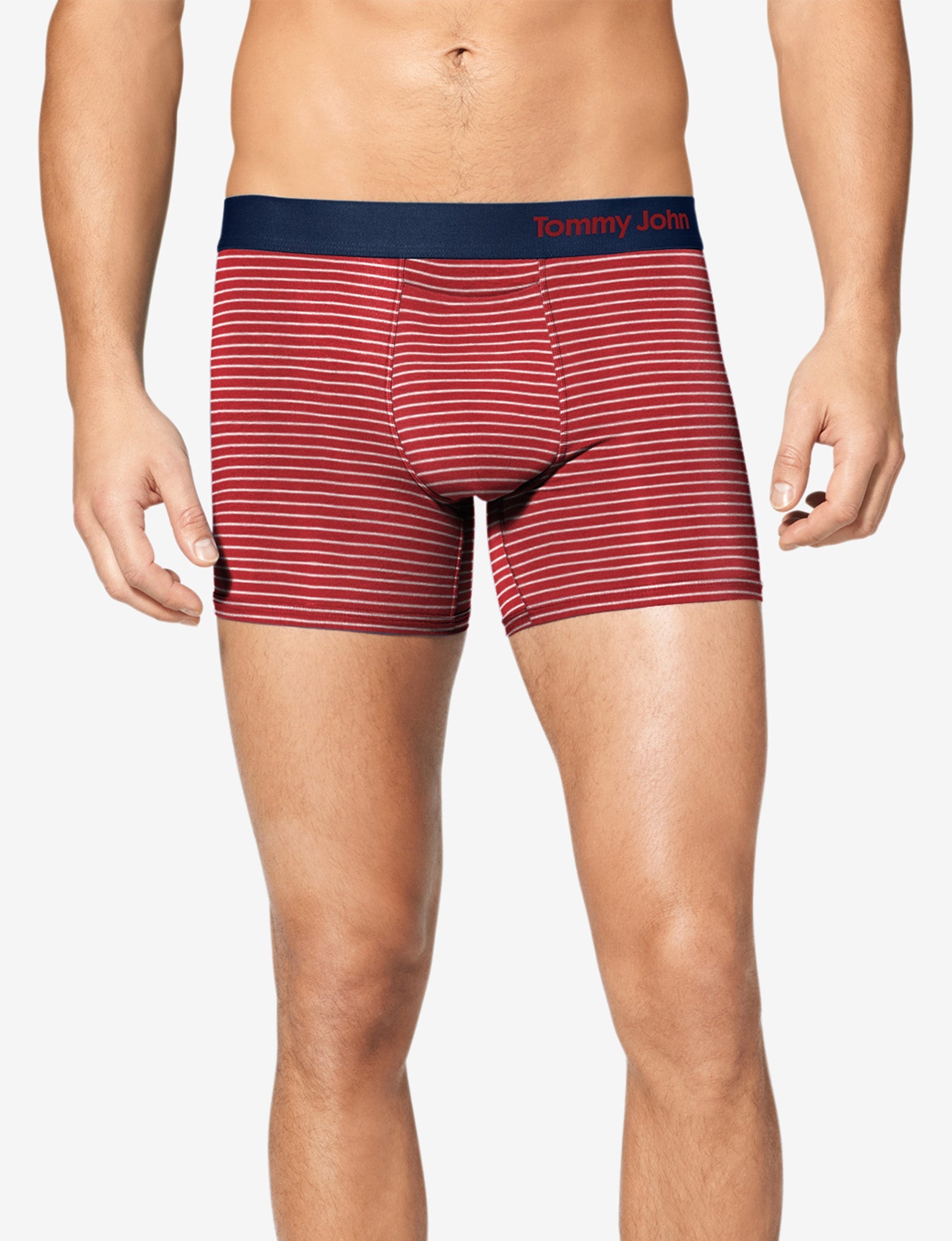 Cool Cotton Trunk 4"::Emboldened Barber Stripe