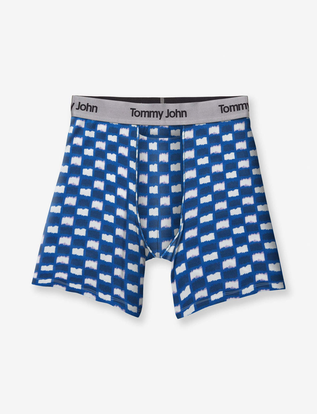 Second Skin Relaxed Fit Boxer 6"::White Textured Check