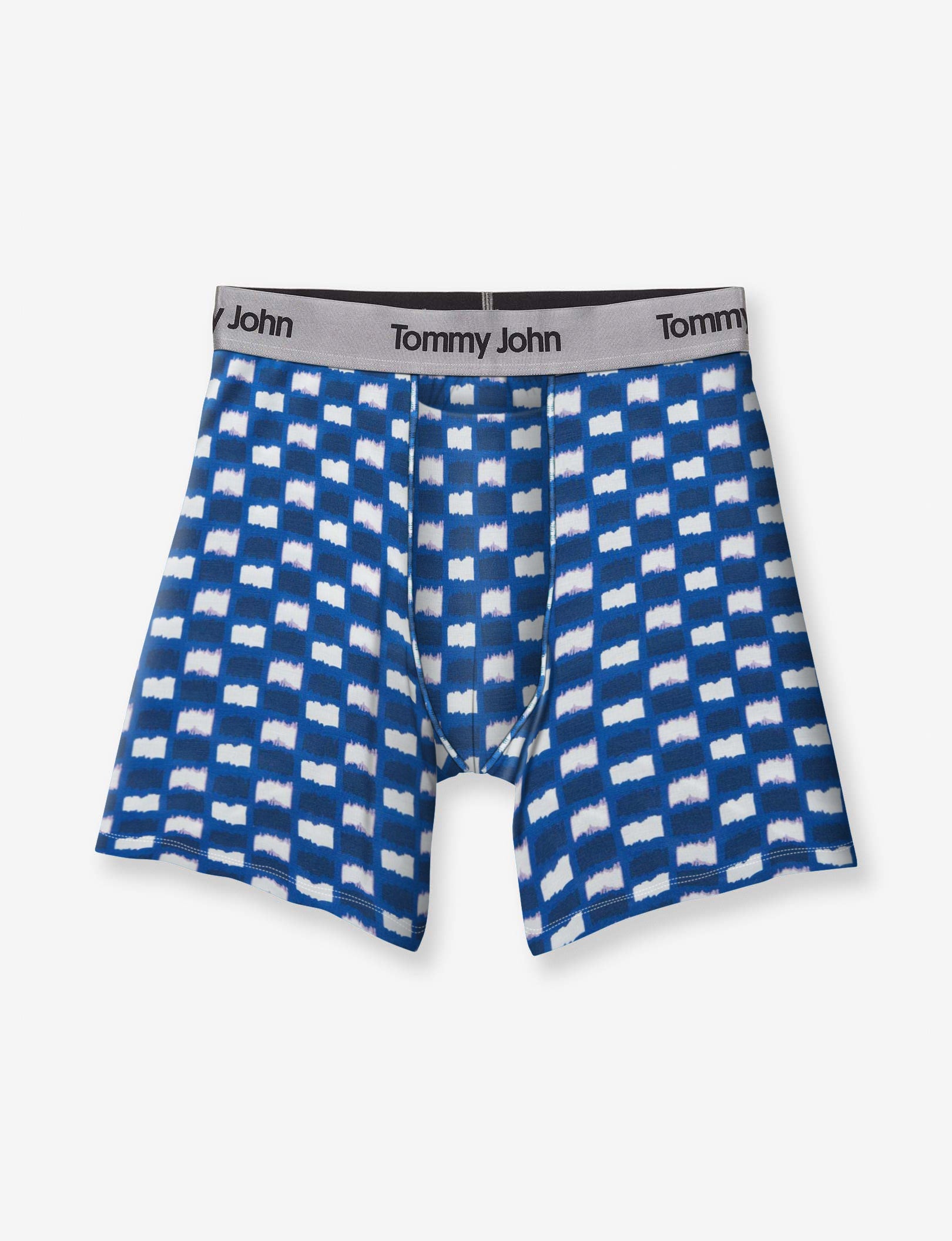 Second Skin Relaxed Fit Boxer 6"::White Textured Check