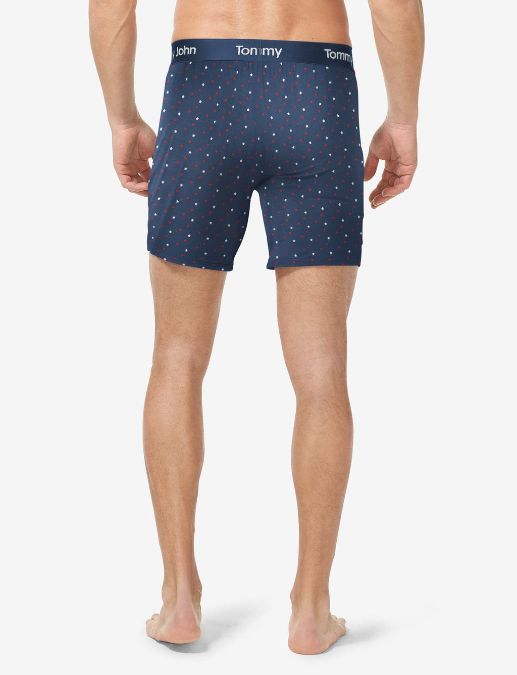 Second Skin Relaxed Fit Boxer 6"::Dress Blues Super Star