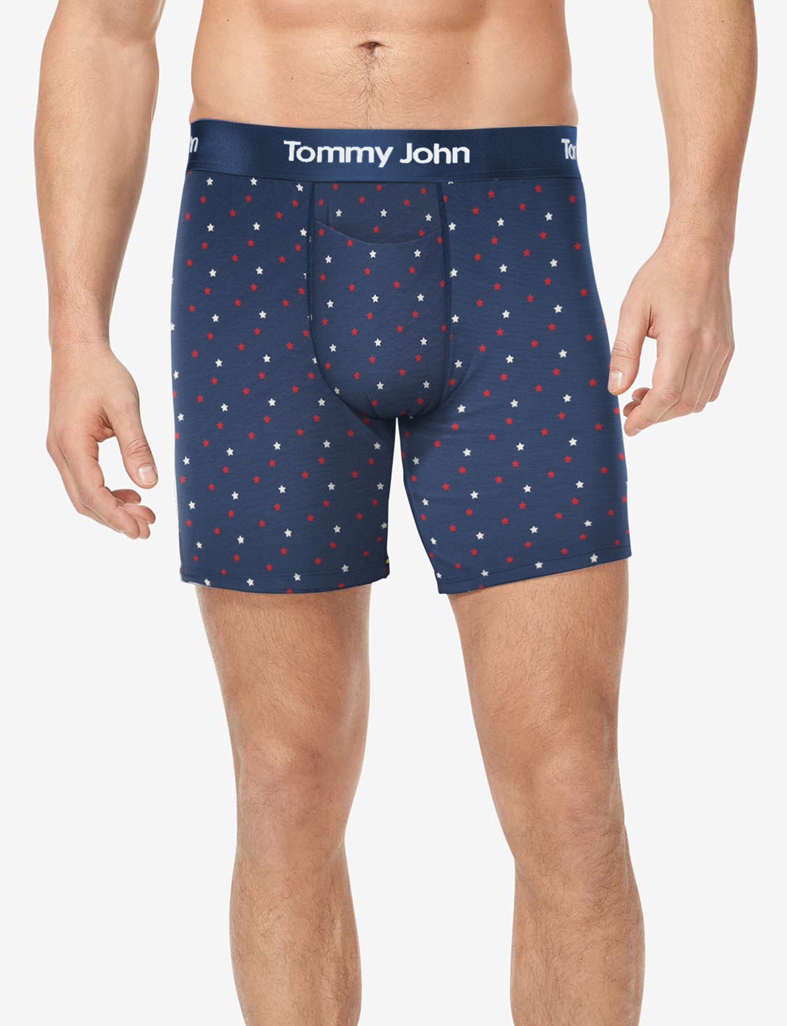 Second Skin Relaxed Fit Boxer 6"::Dress Blues Super Star