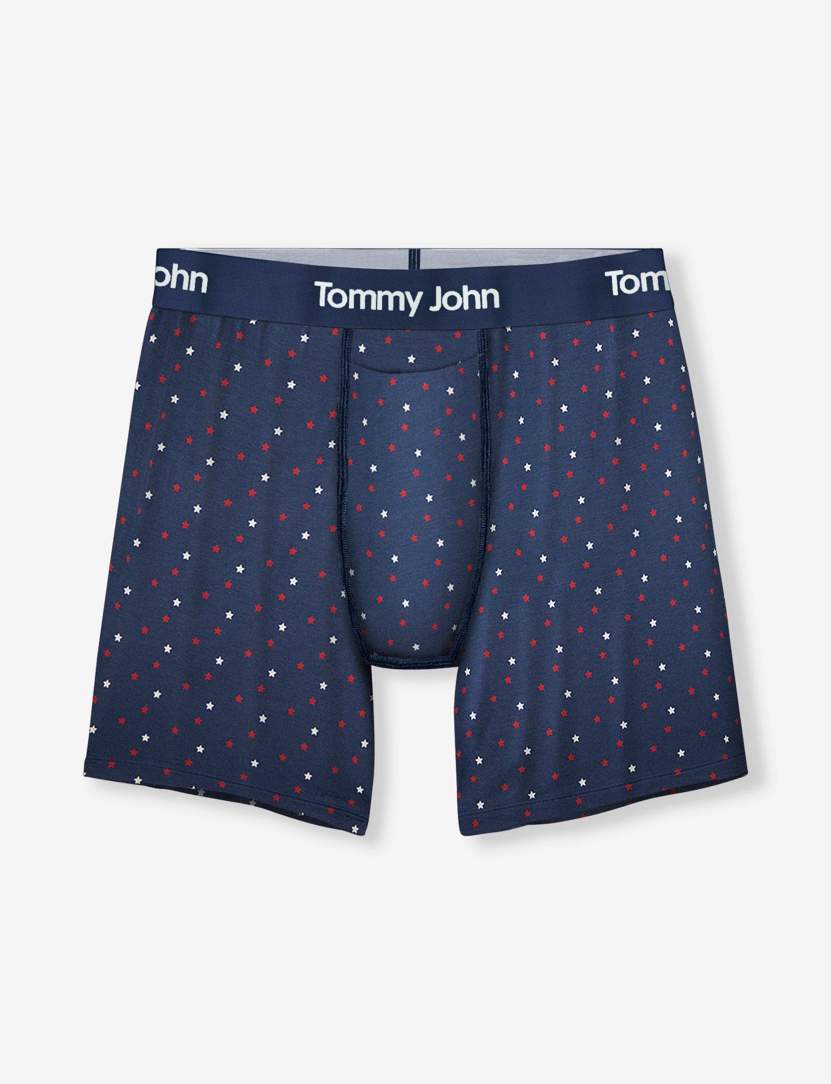 Second Skin Relaxed Fit Boxer 6"::Dress Blues Super Star