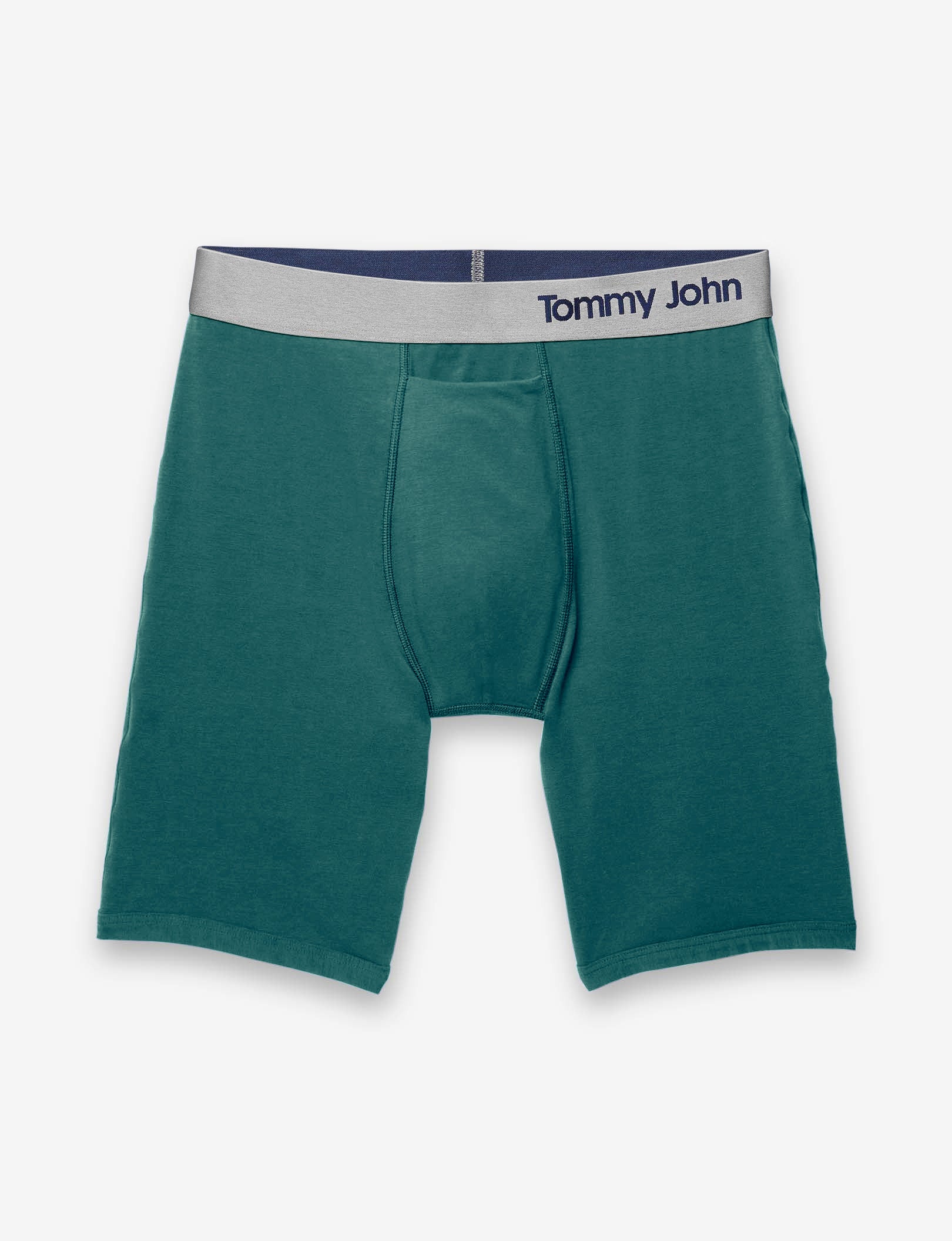 Cool Cotton Boxer Brief 8"::Pacific
