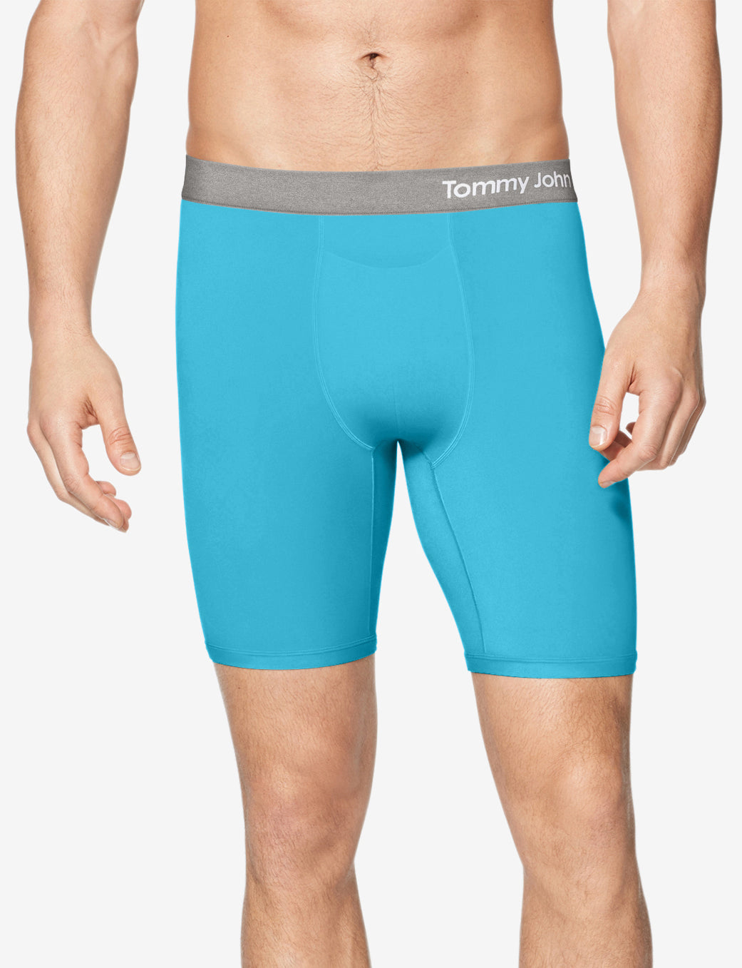 Cool Cotton Boxer Brief 8"::River Blue
