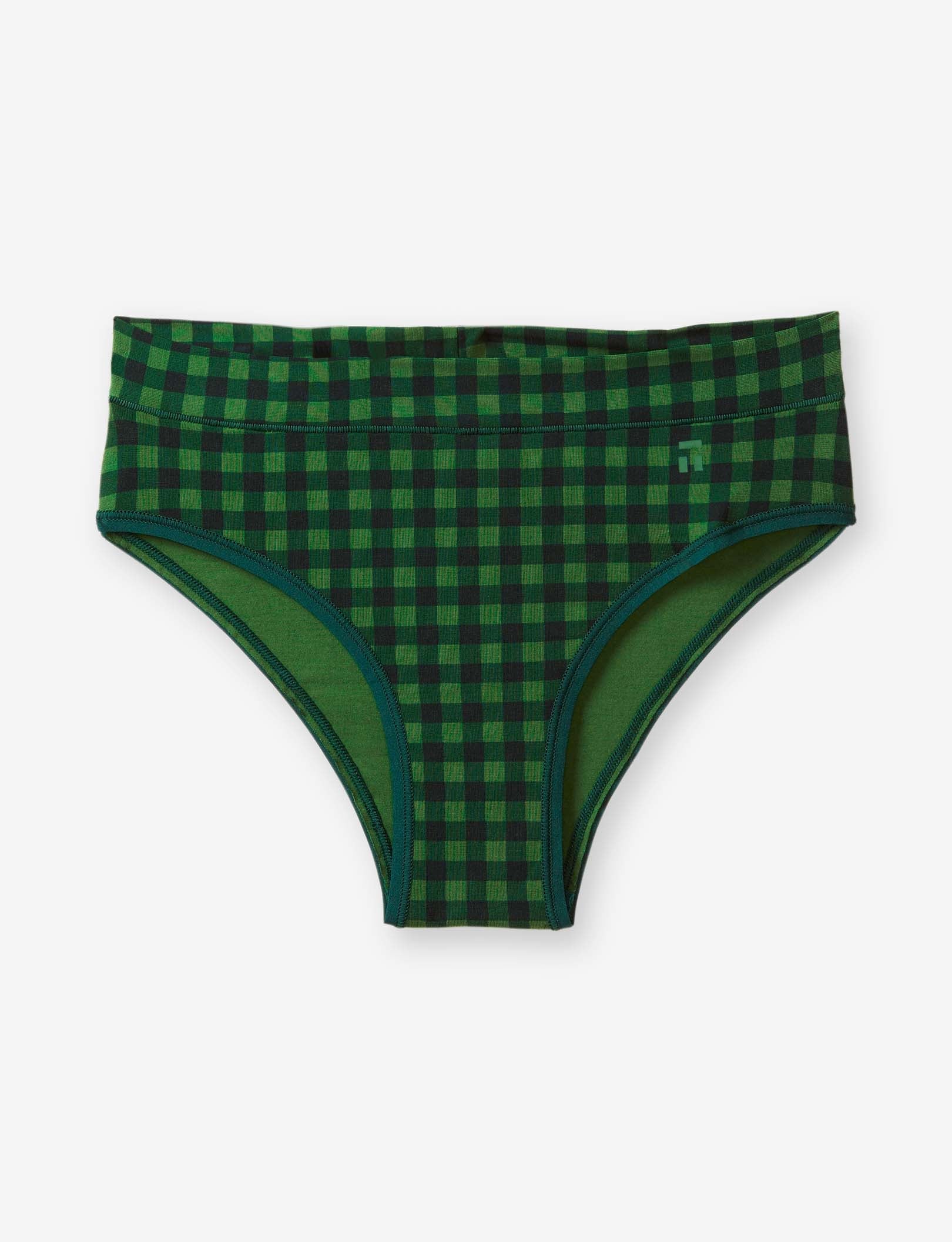 Women's Cool Cotton Cheeky::Pine Grove Gingham