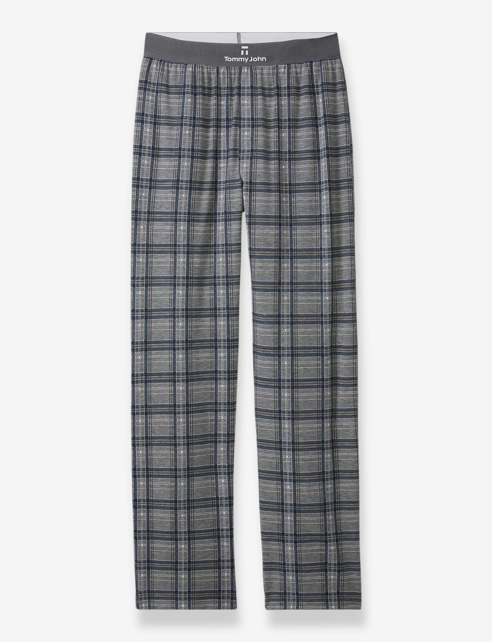 Second Skin Sleep Pant::Dress Blues Ribbon Plaid