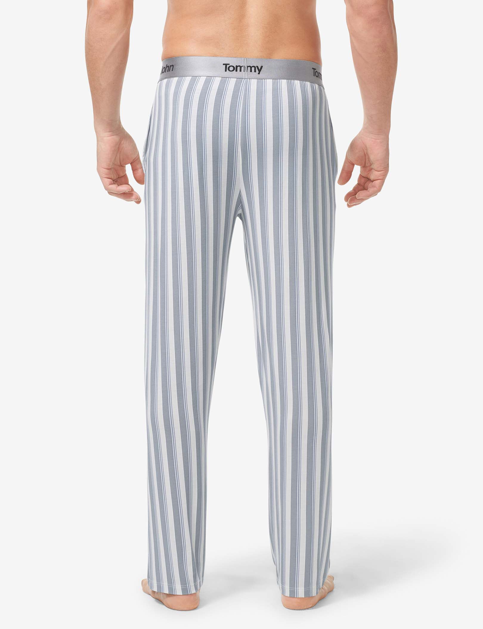 Second Skin Sleep Pant::Blue Blush Goodnight Stripe