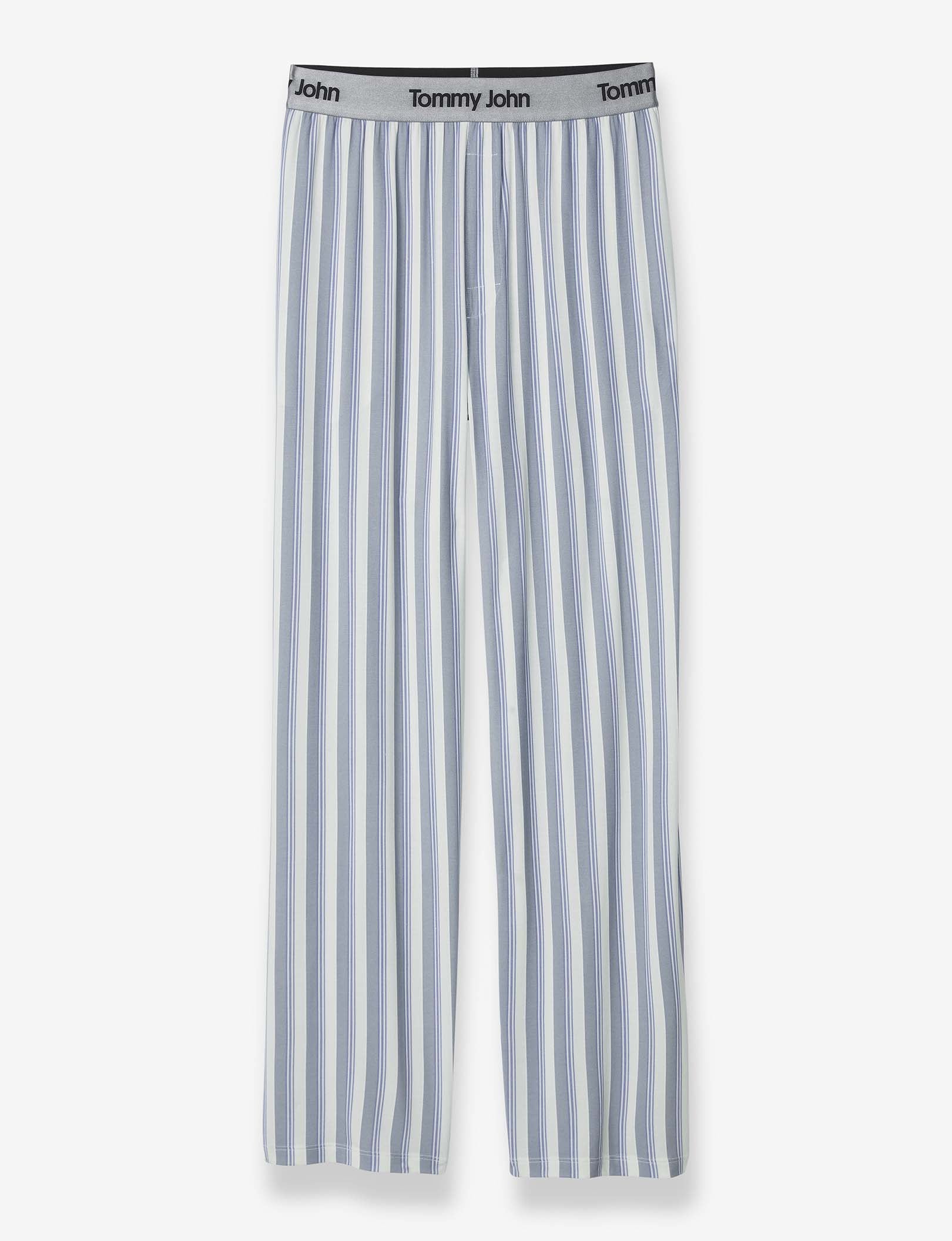 Second Skin Sleep Pant::Blue Blush Goodnight Stripe