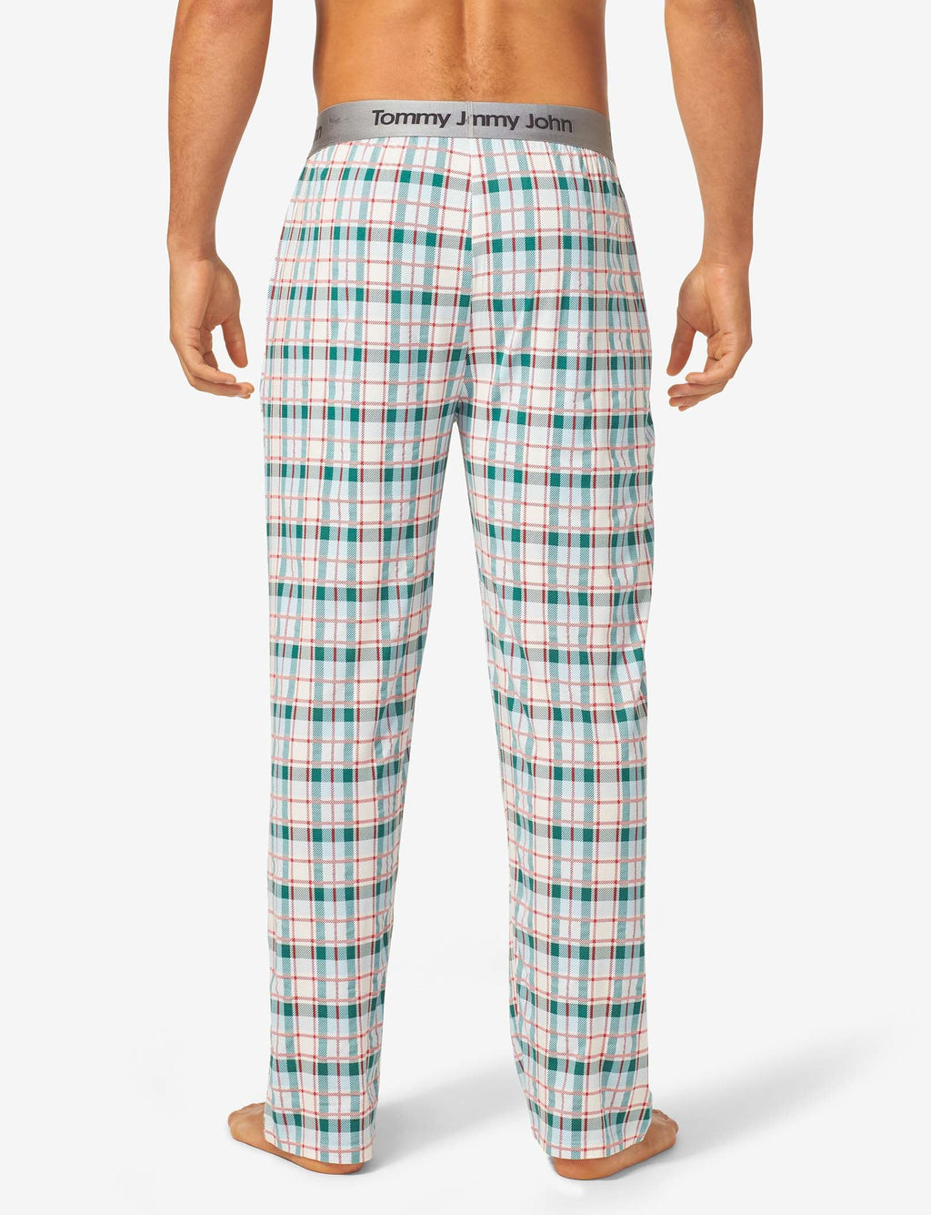Second Skin Sleep Pant::Coconut Milk Plaid