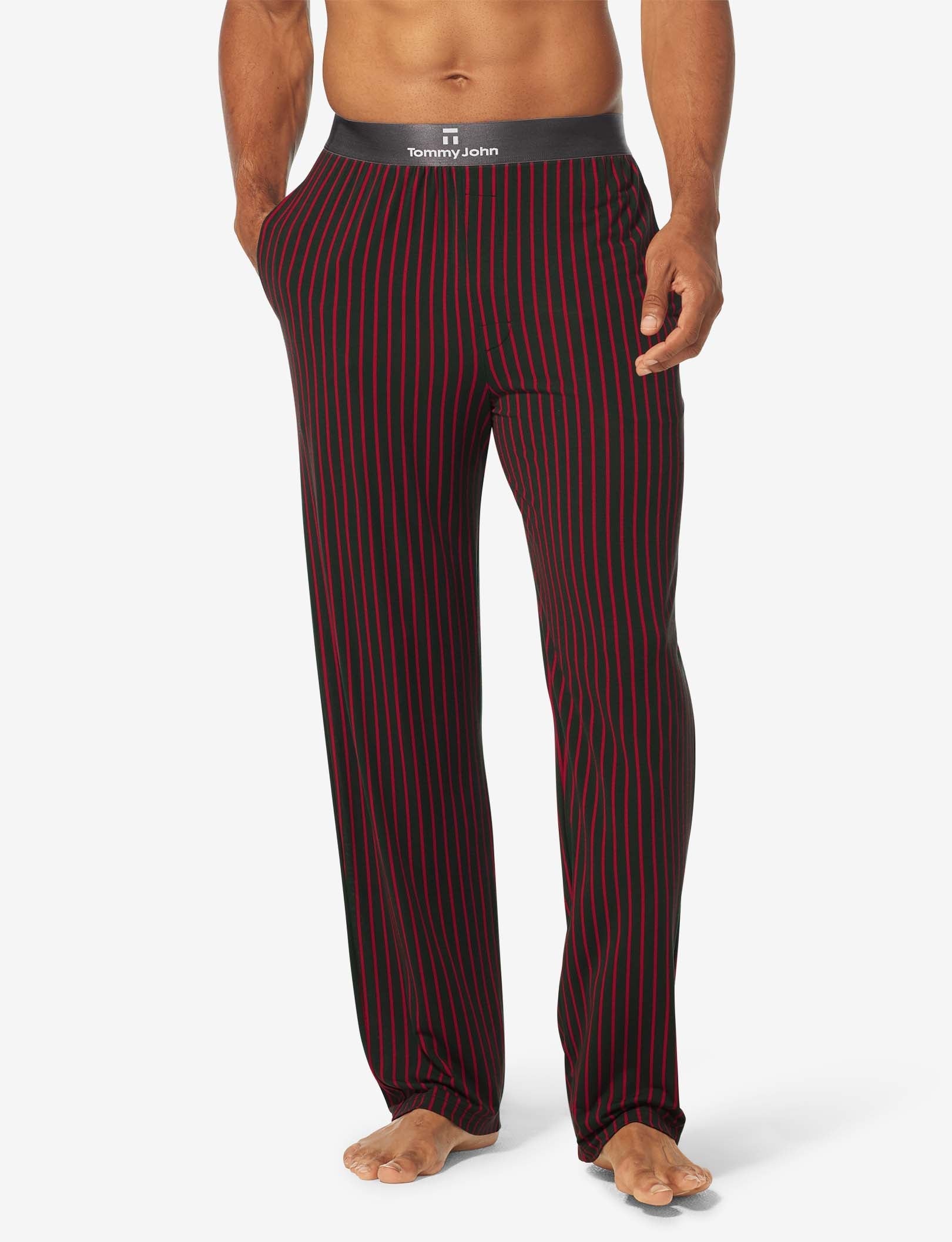 Second Skin Sleep Pant::Pine Candy Cane Stripe