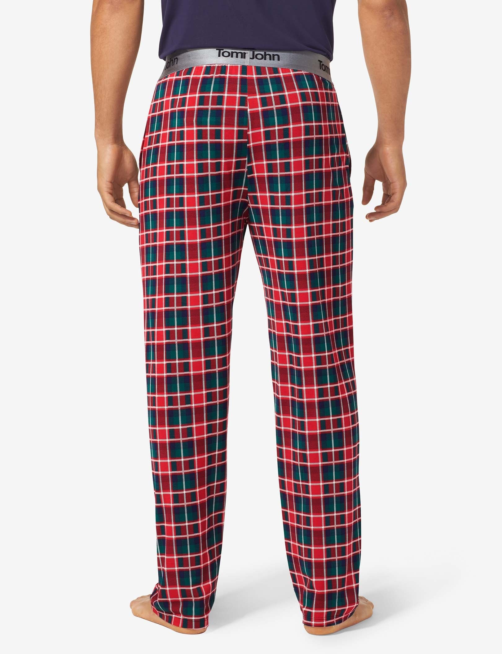 Second Skin Sleep Pant::Haute Red Plaid