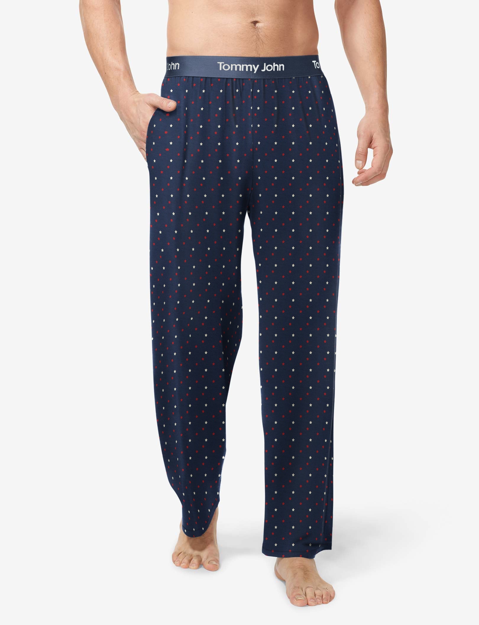 Second Skin Sleep Pant::Dress Blues Super Star