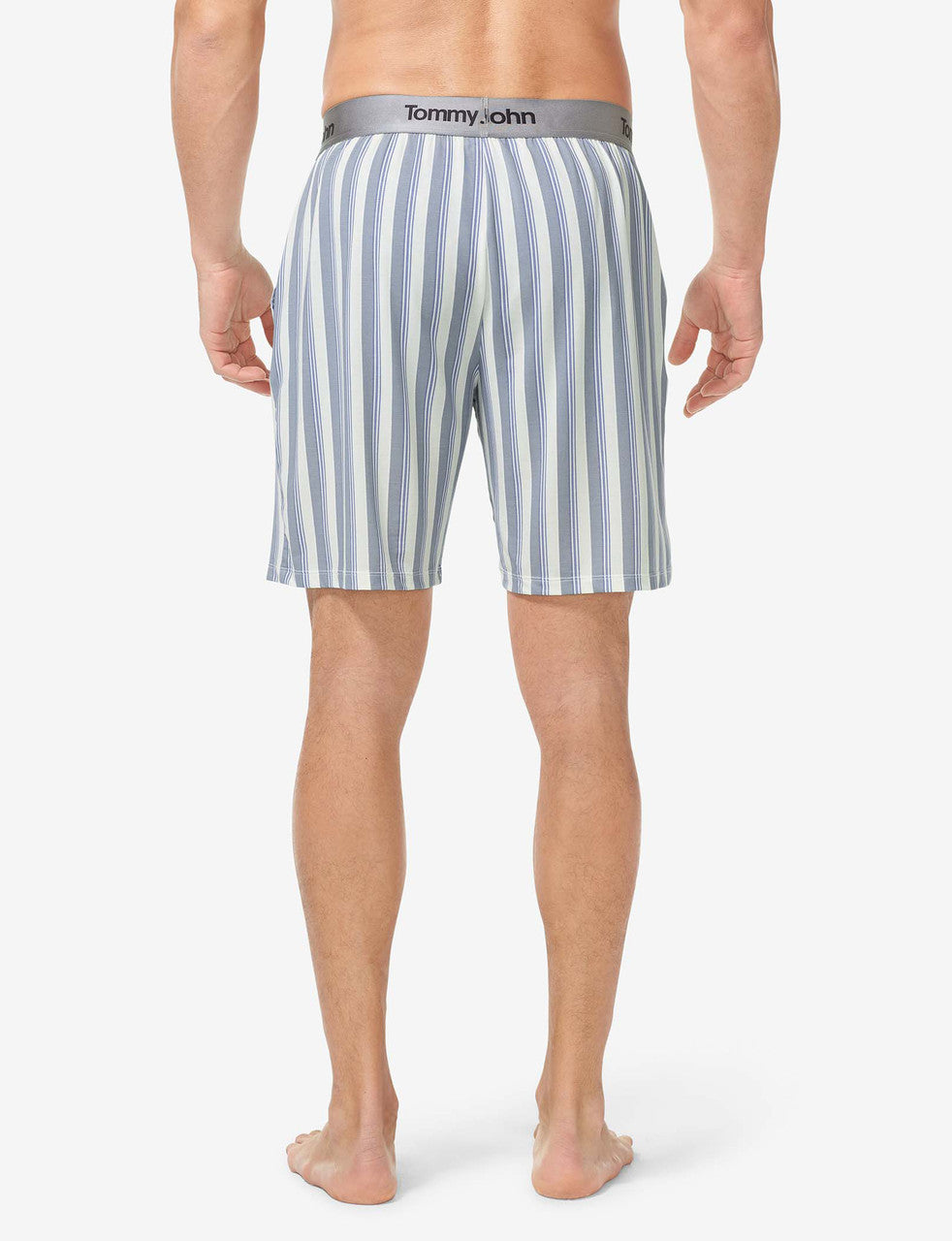 Second Skin Sleep Short::Blue Blush Goodnight Stripe