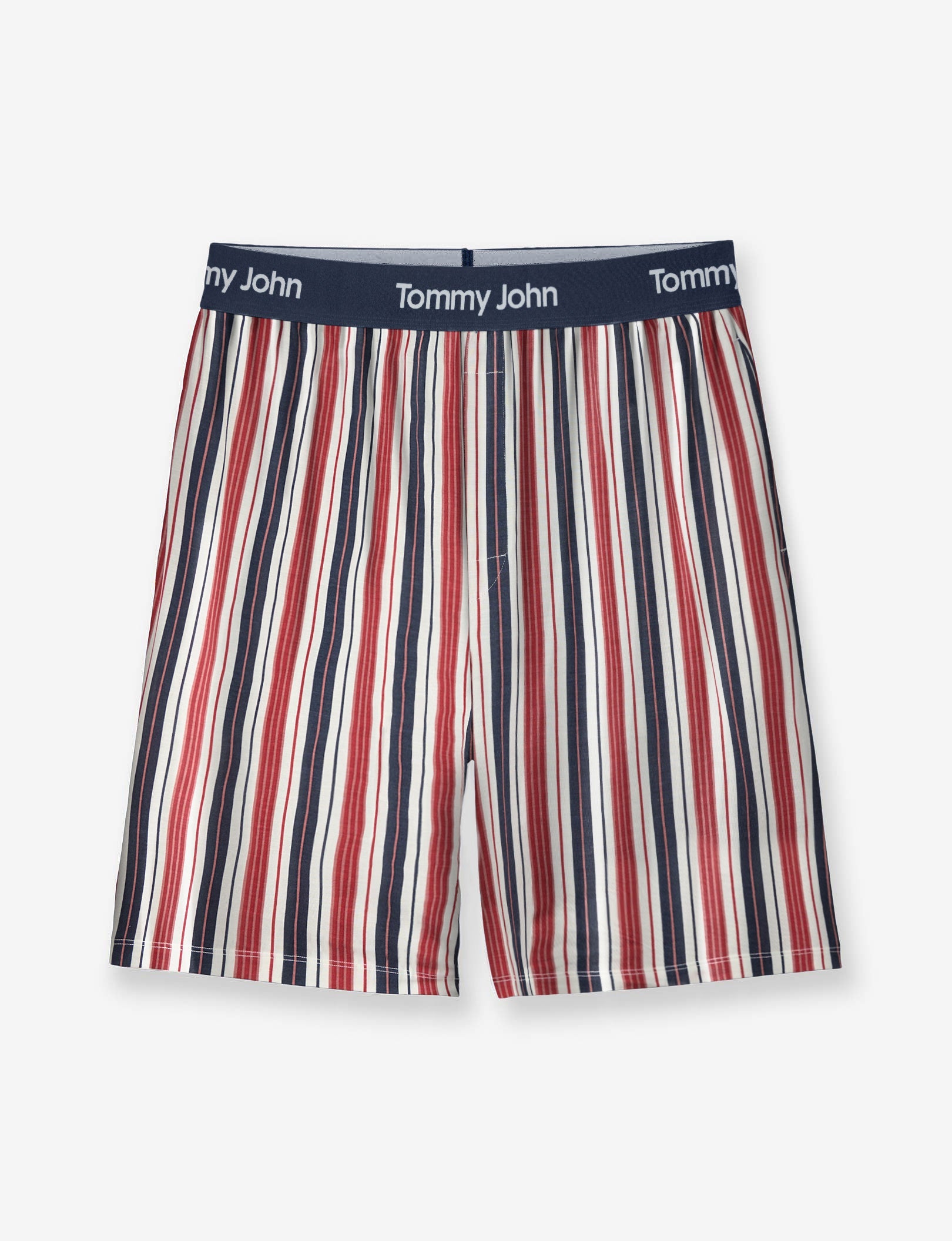Second Skin Sleep Short::July Pinstripe Print