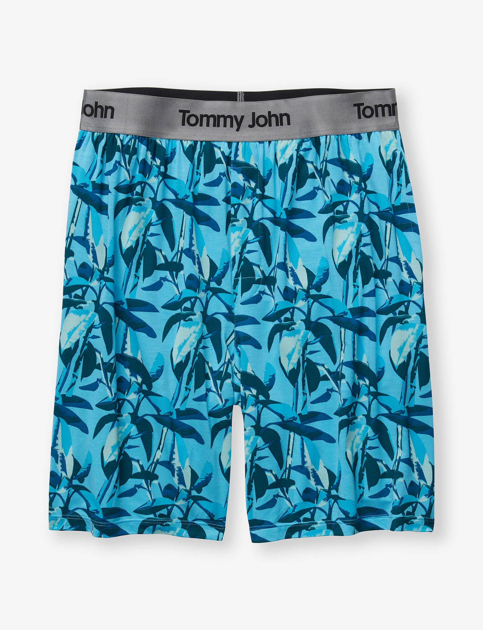 Second Skin Sleep Short::Blue Atoll Rubber Tree
