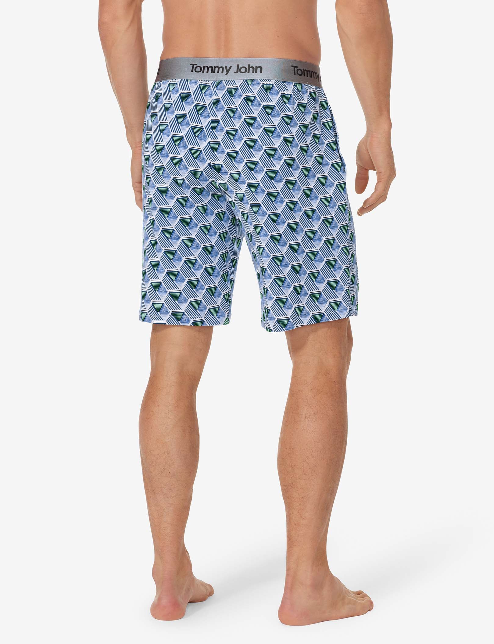 Second Skin Sleep Short::Crystal Blue Hex