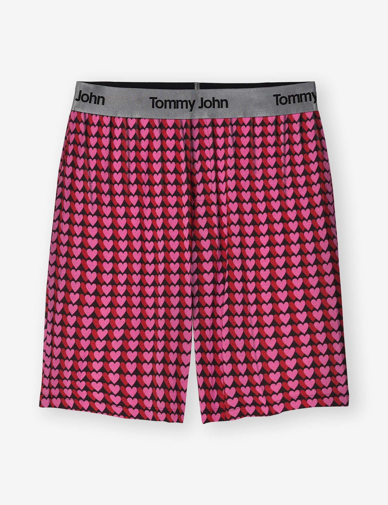 Second Skin Sleep Short::Pink Blurry Hearts