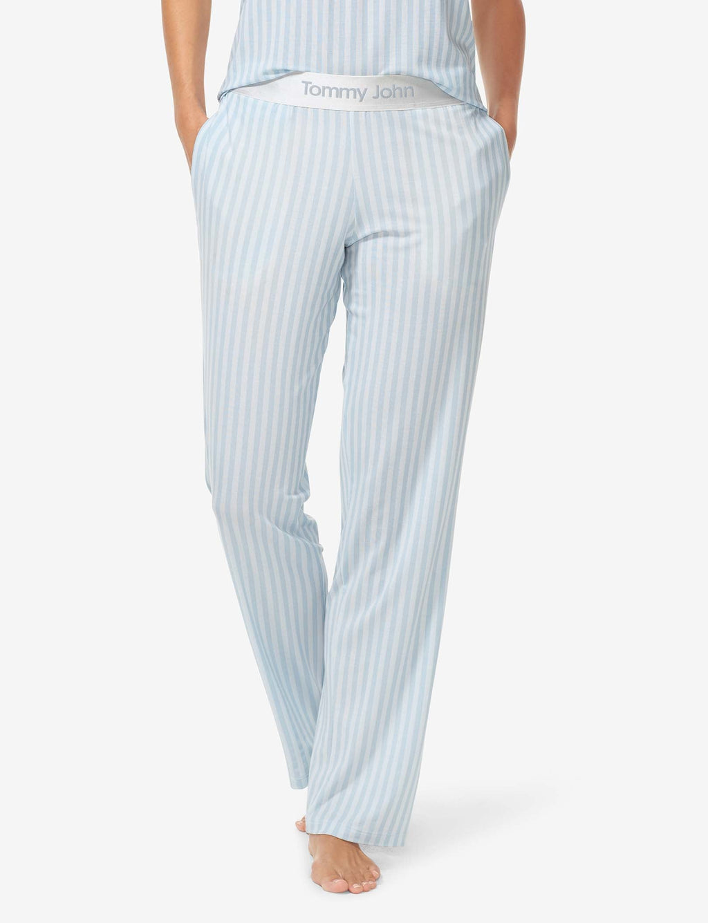 Women's Second Skin Sleep Pant::Ice Water