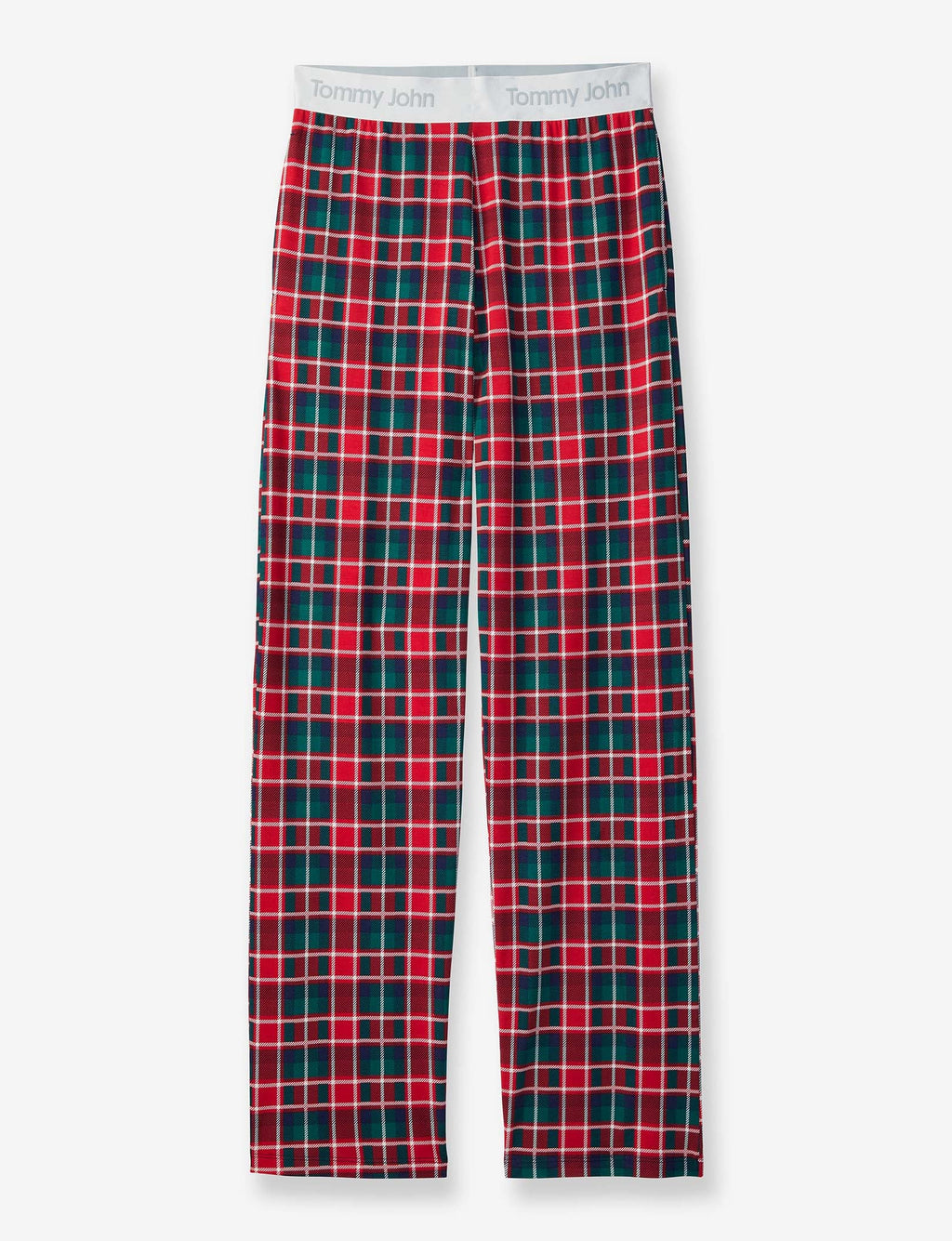 Women's Second Skin Sleep Pant::Haute Red Fireplace Plaid